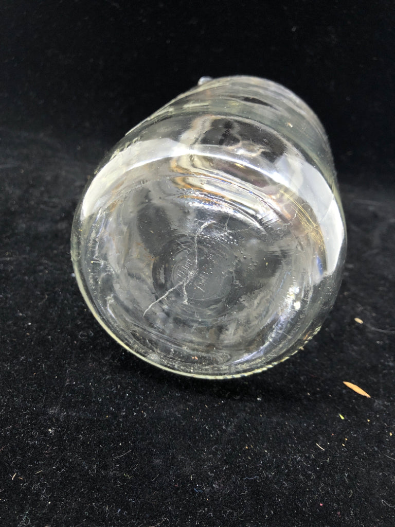 VTG BALL MASON JAR W METAL CLASP.