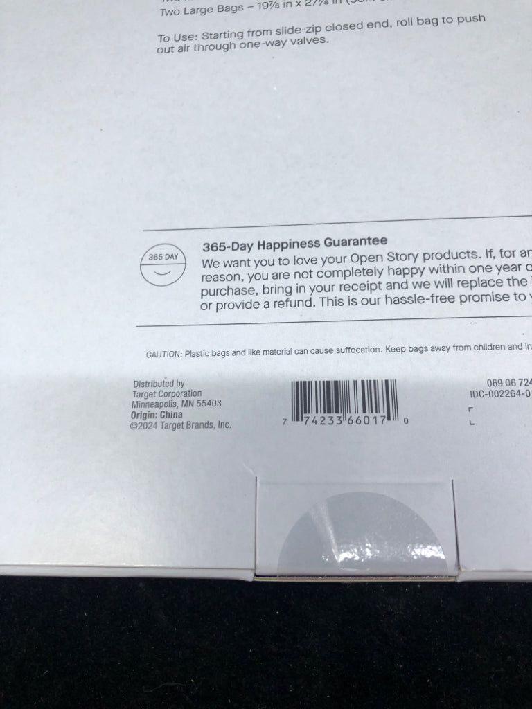 NIB 5 PIECE COMPRESSION BAG SET