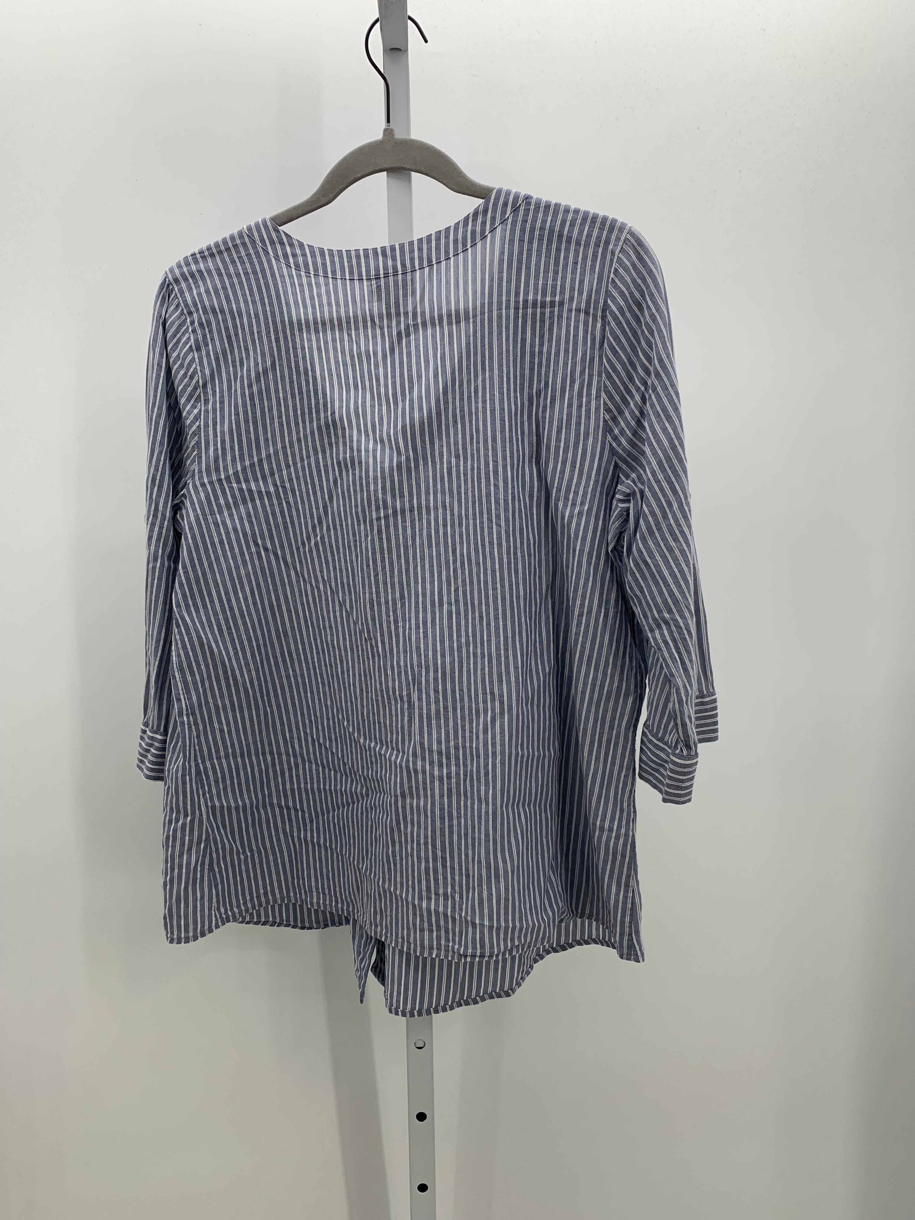 J-Jill Size Large Petite Petite 3/4 Sleeve Shirt