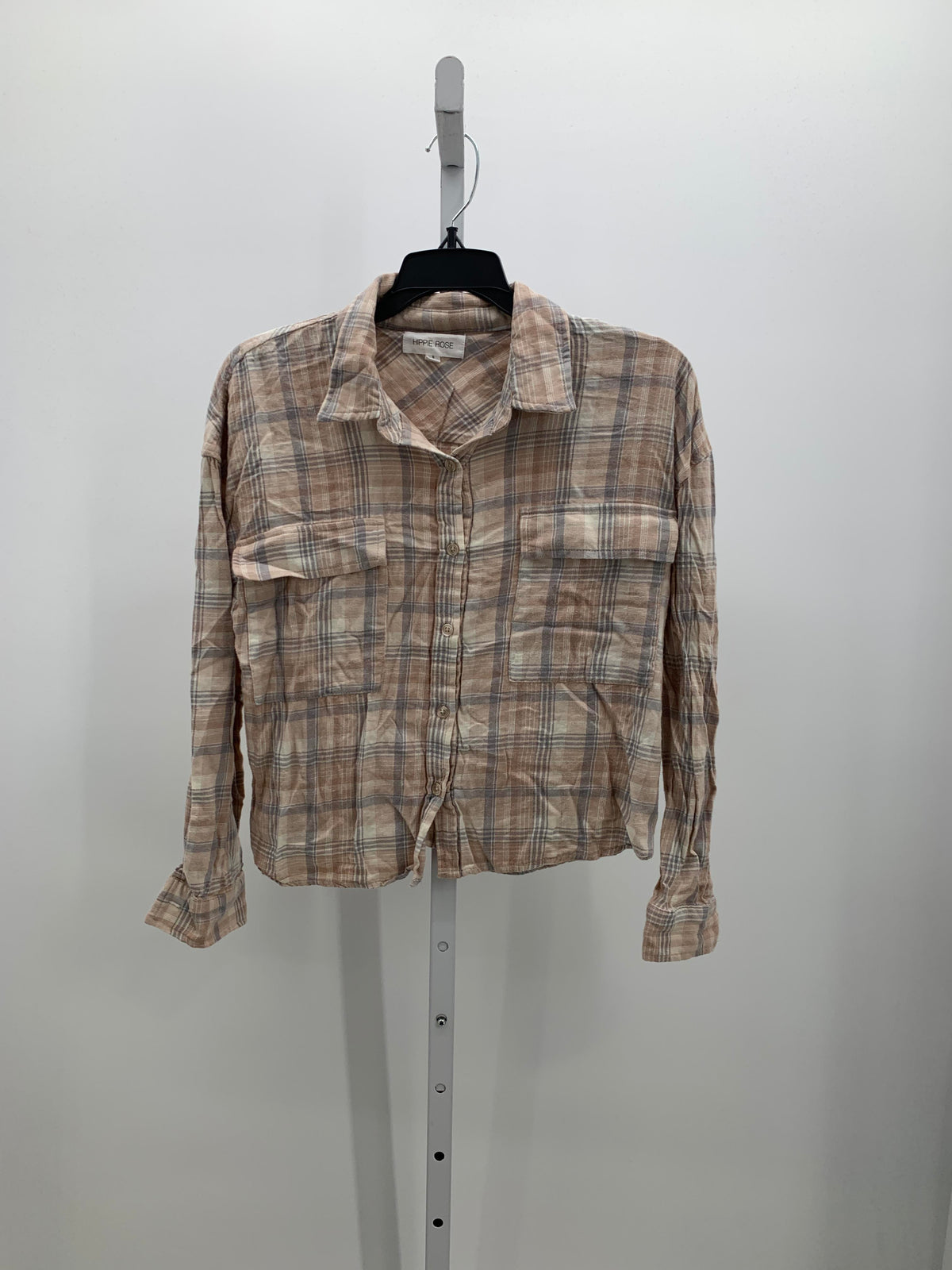 Hippie Rose Size Small Juniors Long Sleeve Shirt