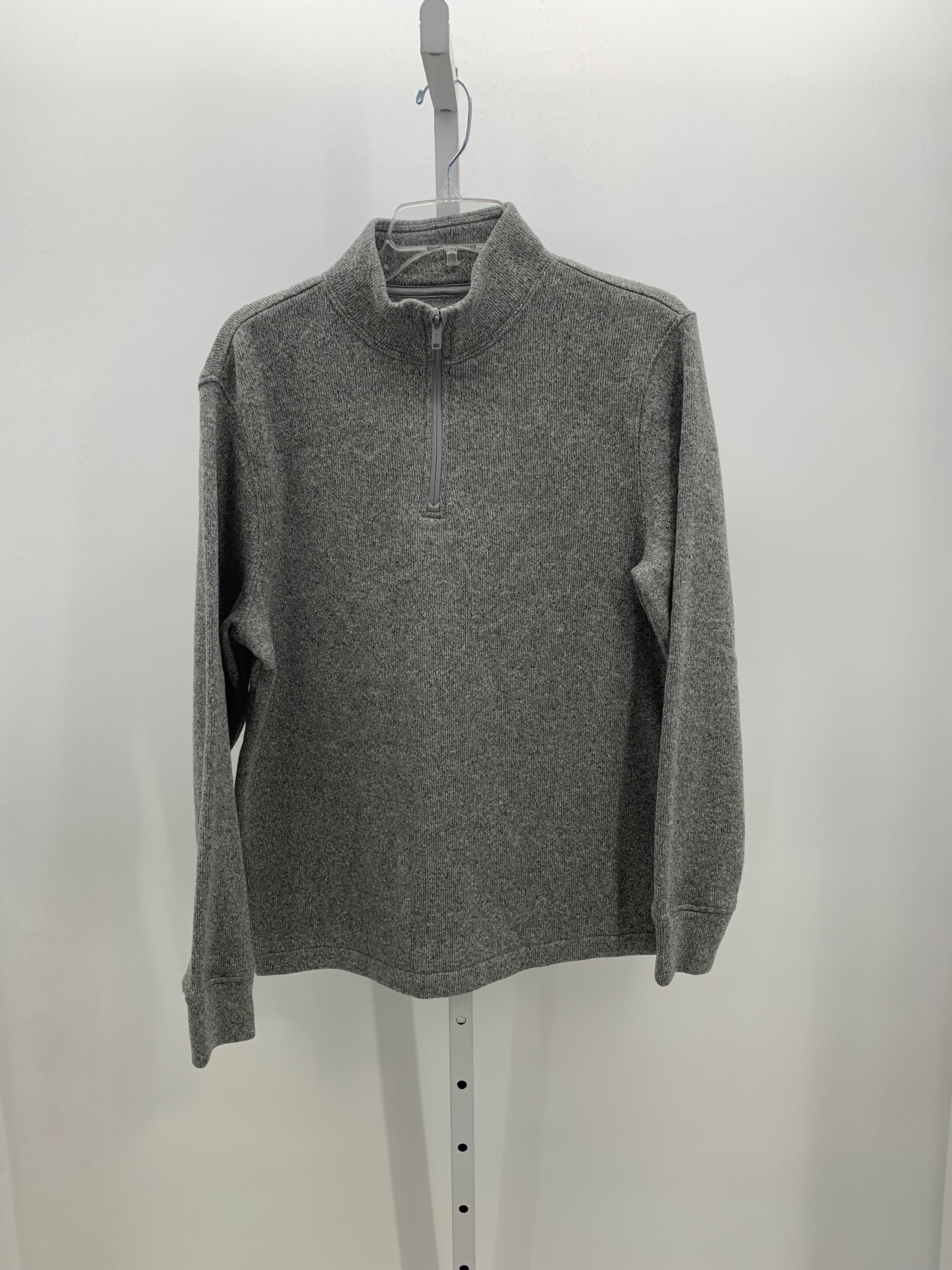 PARTIAL ZIP ESTATE RIBBED
