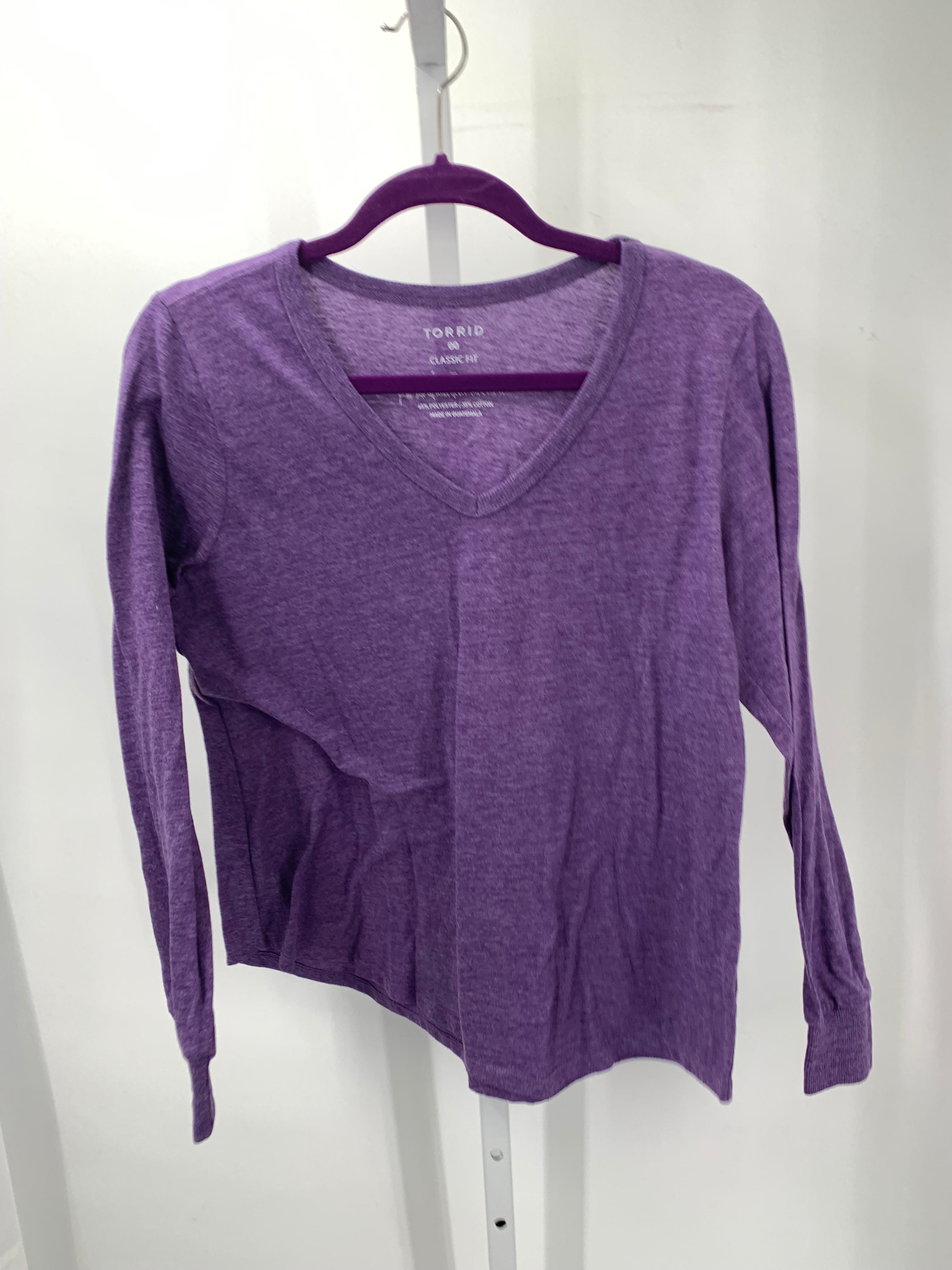 Torrid Size 0X Womens Long Sleeve Shirt