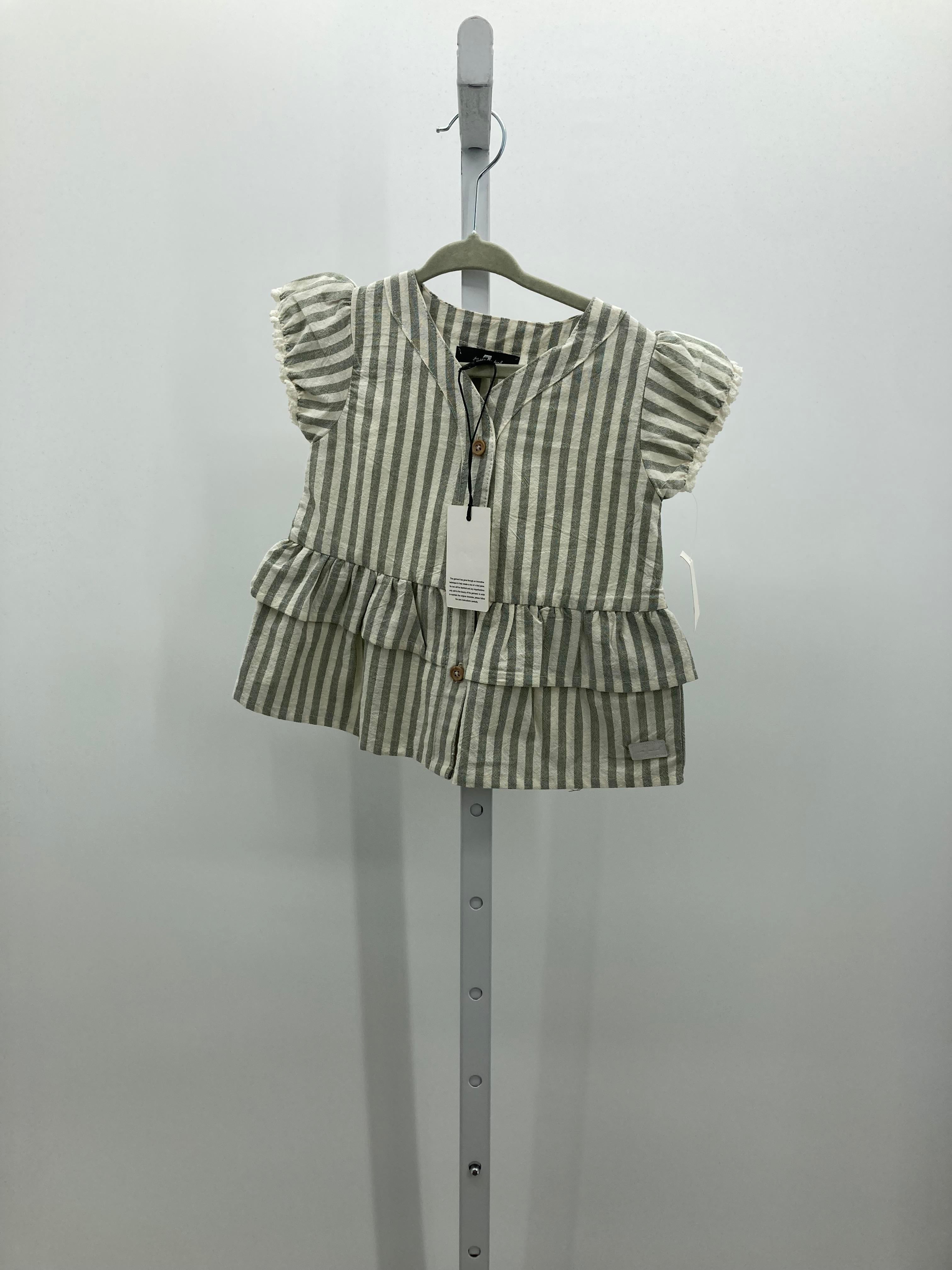 Seven Apparel Size 2T Girls Short Sleeve Shirt