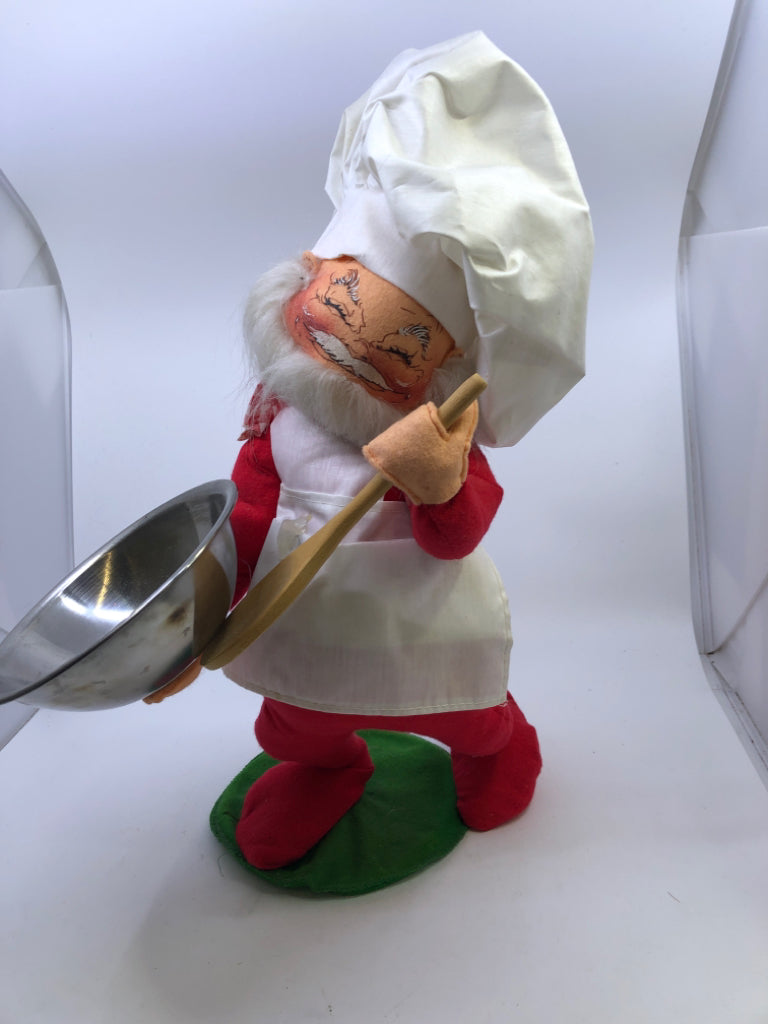 LARGE SANTA CLAUS WITH BOWL- ANNALEE.