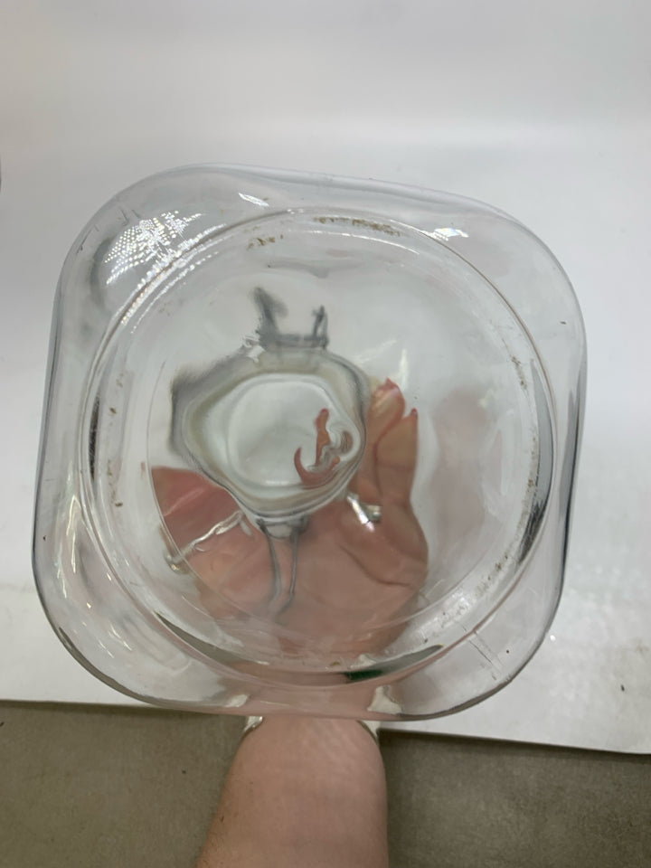 VTG FIDO LARGE 3 LITER GLASS JAR.