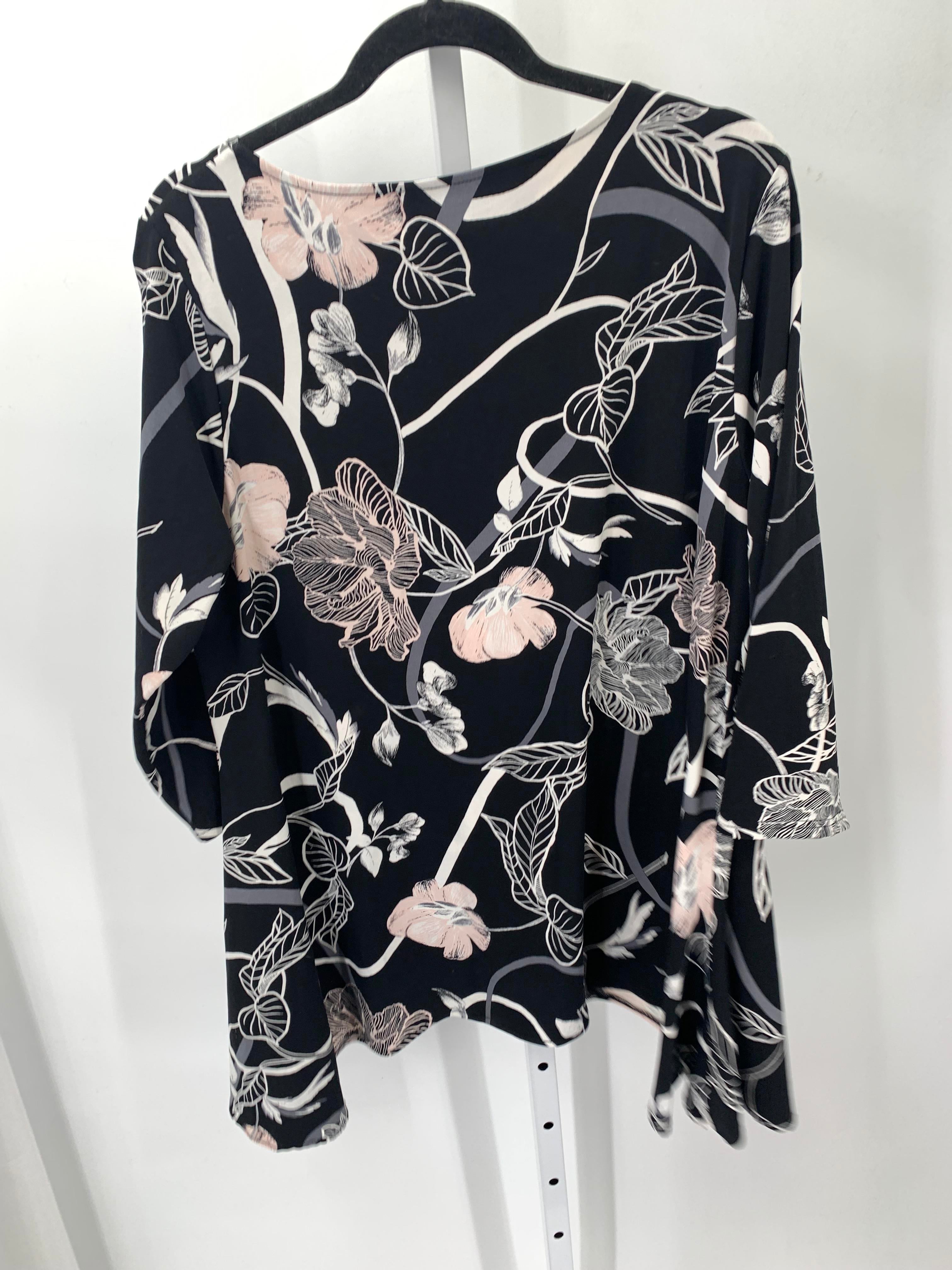 Alfani Size 2X Womens 3/4 Sleeve Shirt