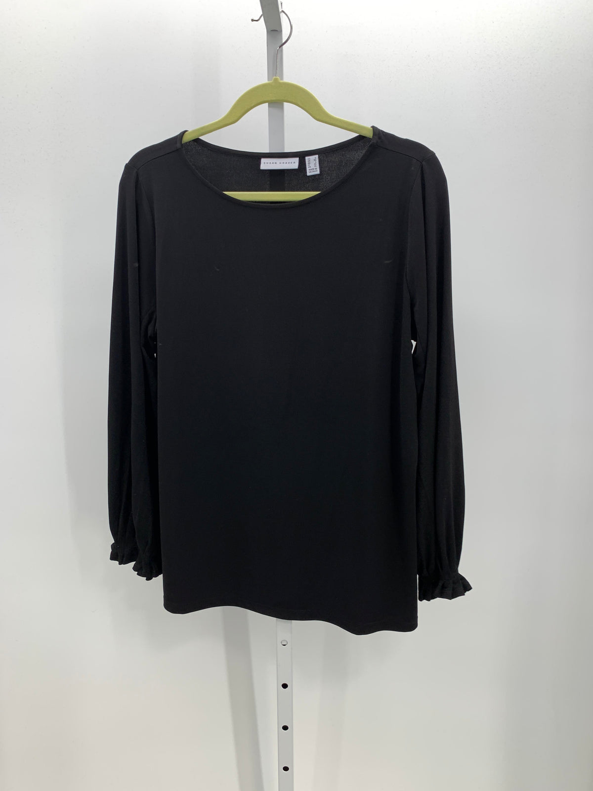Susan Graver Size Large Misses Long Sleeve Shirt