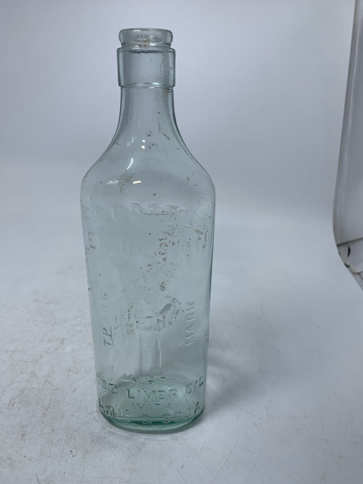 VTG SCOTT'S EMULSION TM COD LIVER OIL MEDICINE BOTTLE.