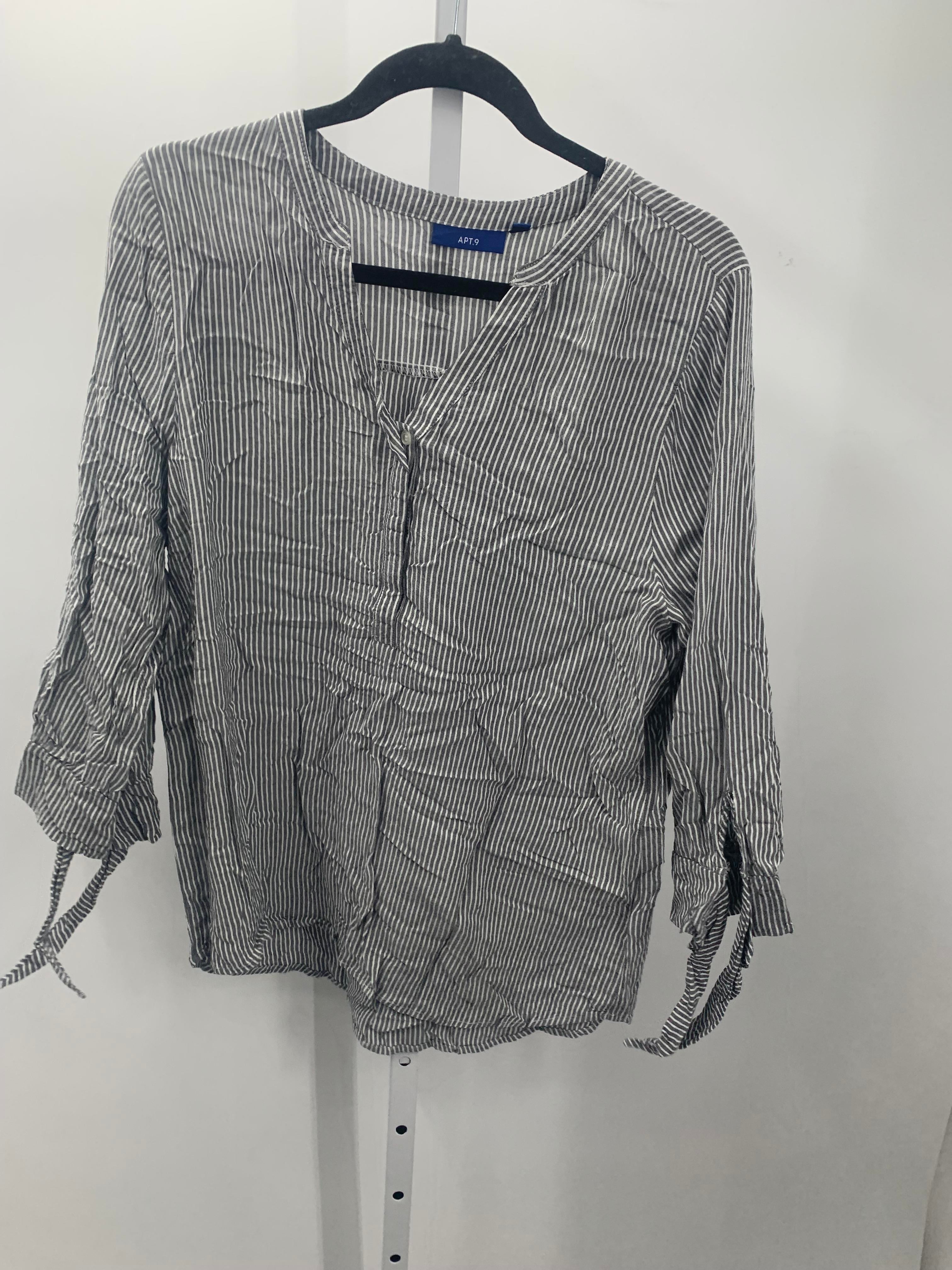 Apt. 9 Size Extra Large Misses 3/4 Sleeve Shirt