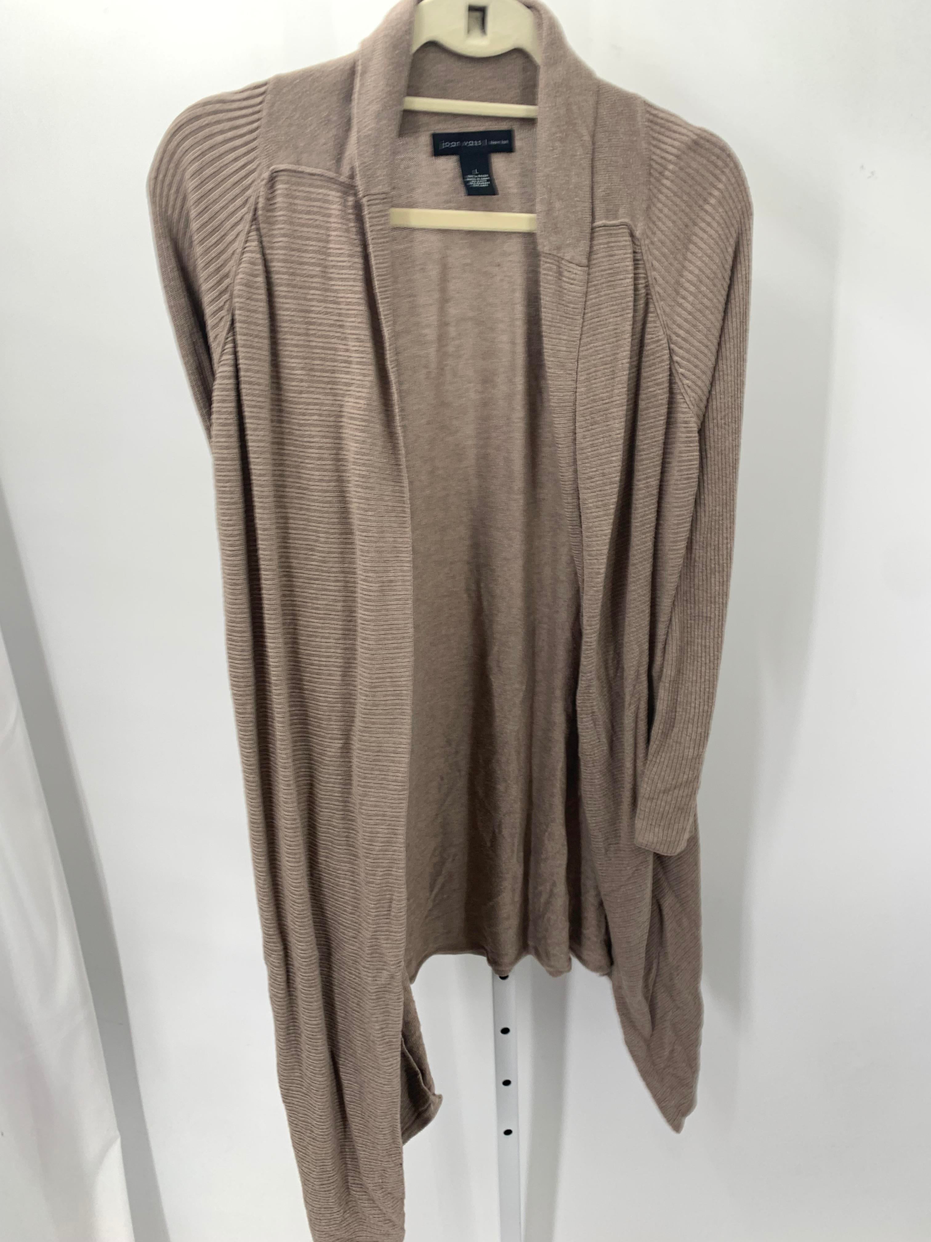 Joan Vass Size Large Misses Cardigan