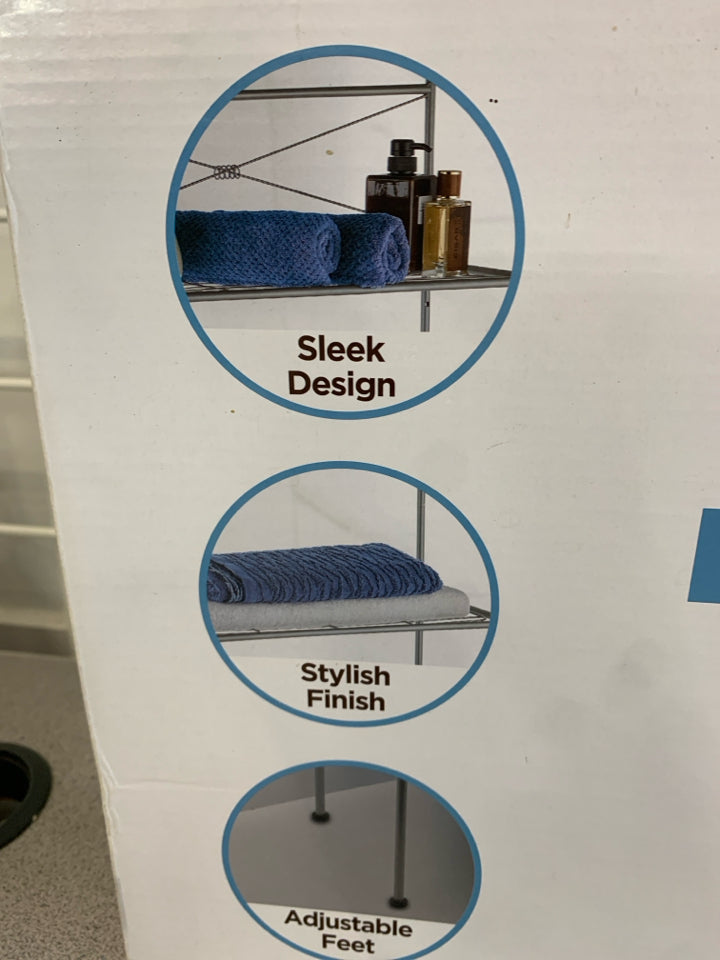 NIB SPACESAVER BATHROOM SHELF.