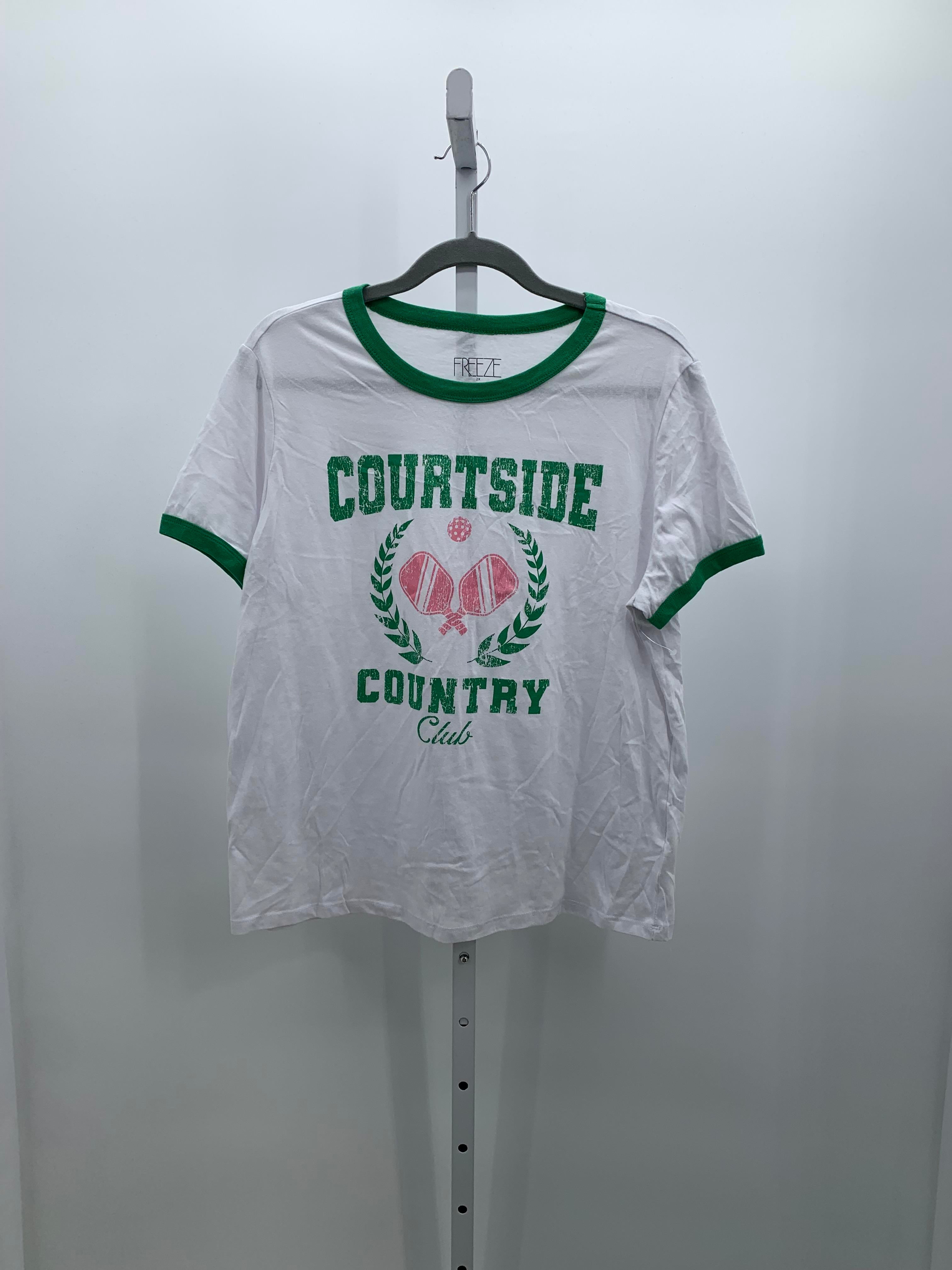Freeze Size 2X Womens Short Sleeve Shirt