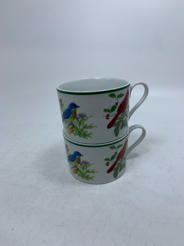 2 ASSORTED NEW ENGLAND BIRDS WILDLIFE FEDERATION MUGS.