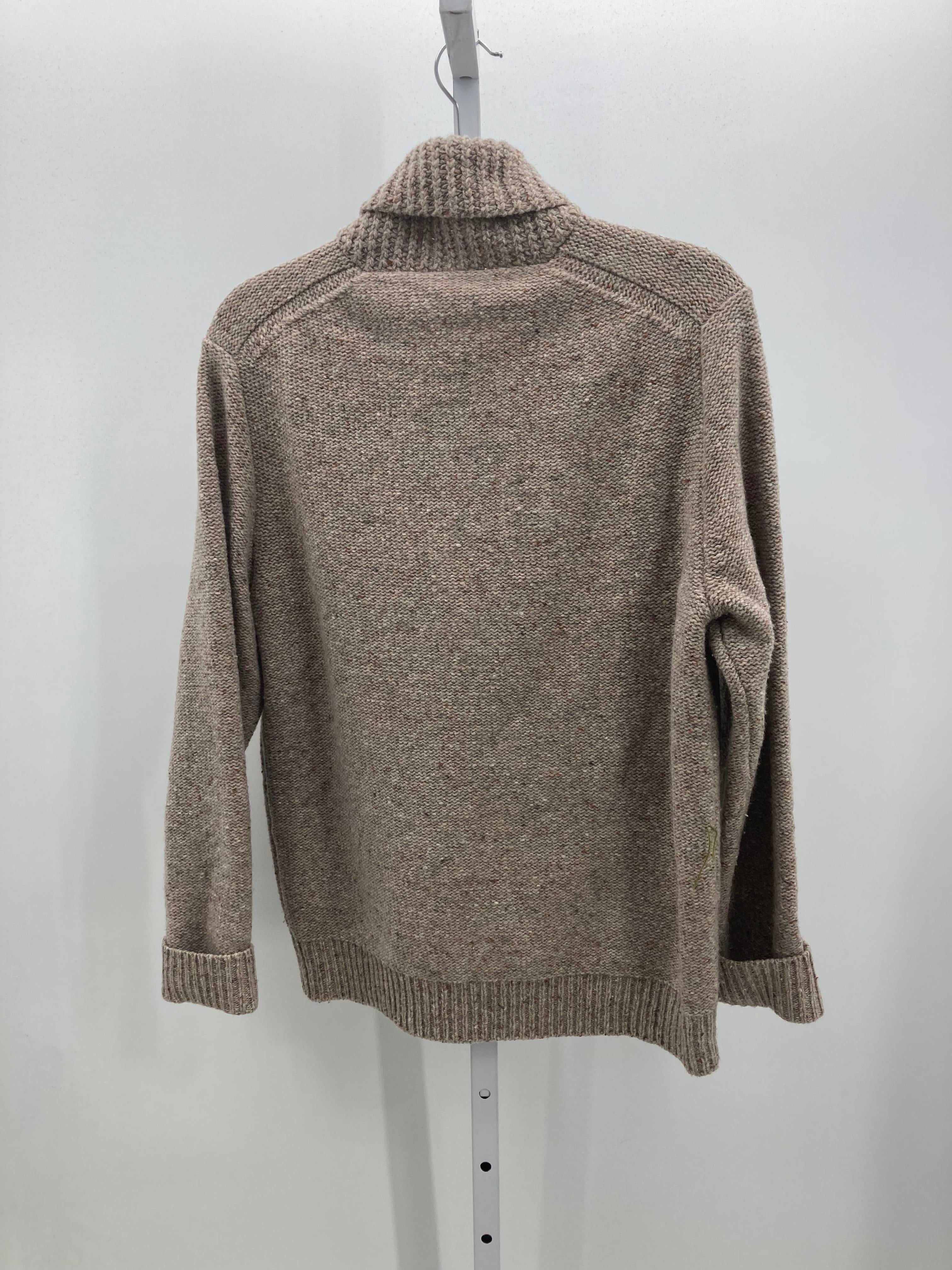 ZIP UP RIBBED SWEATER