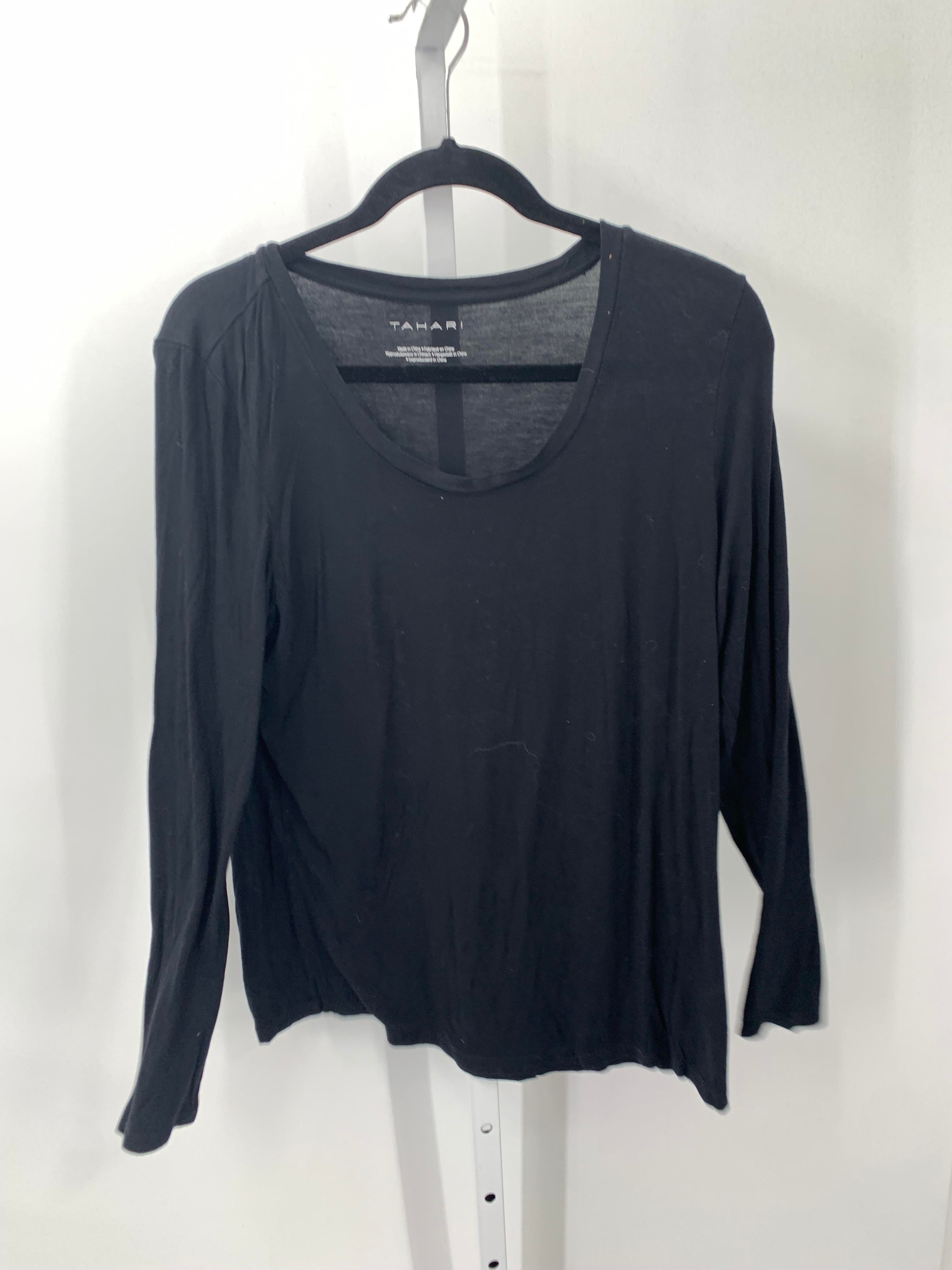 Tahari Size Extra Large Misses Long Sleeve Shirt
