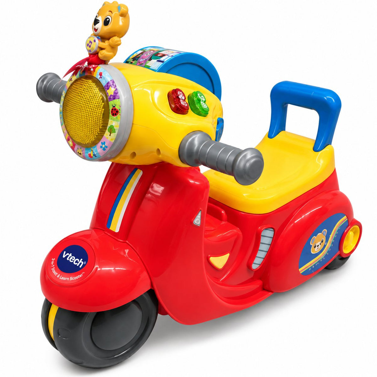 VTech 2-in-1 Map and Go Scooter for Toddlers, Red