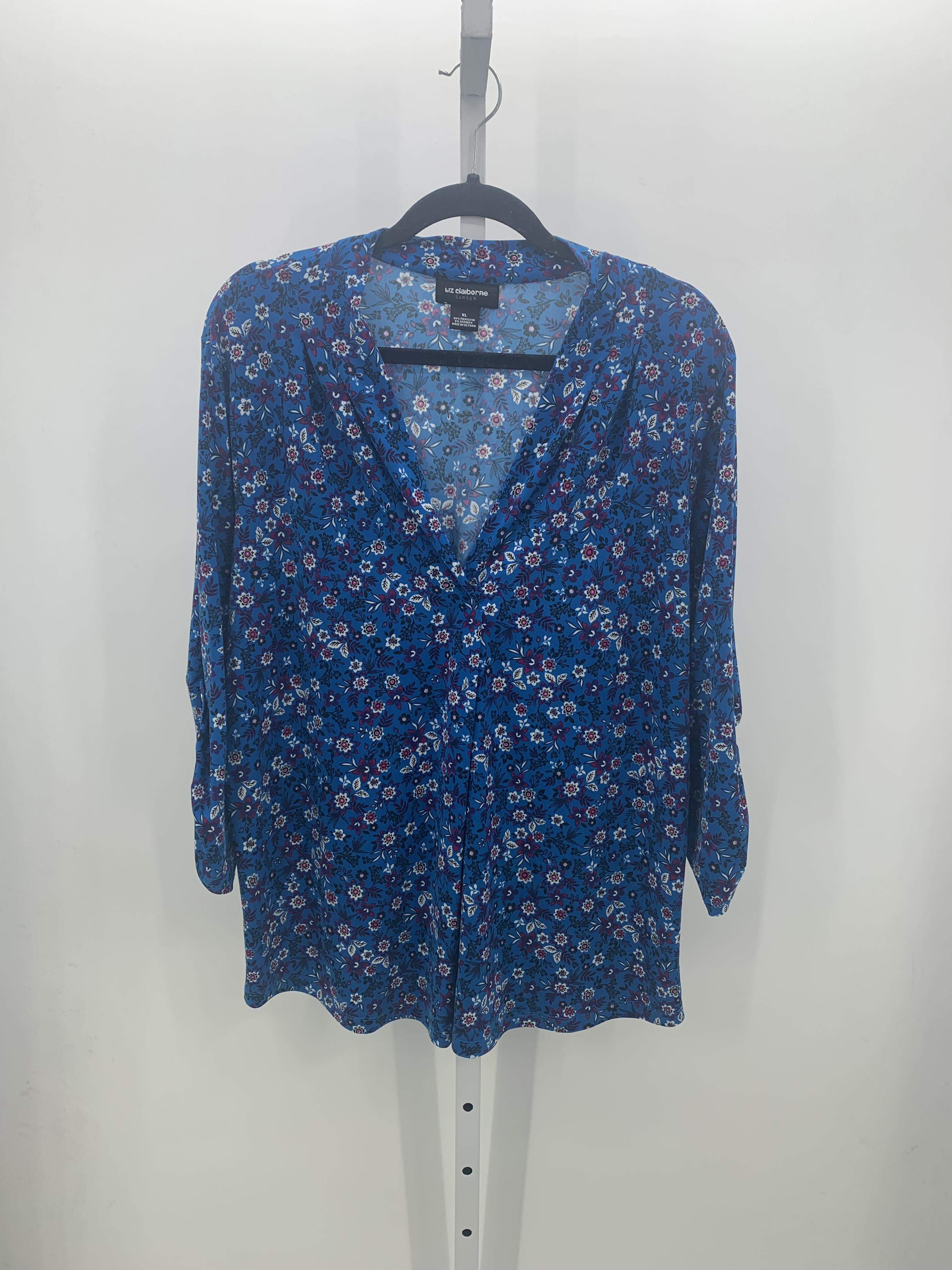 Liz Claiborne Size Extra Large Misses 3/4 Sleeve Shirt