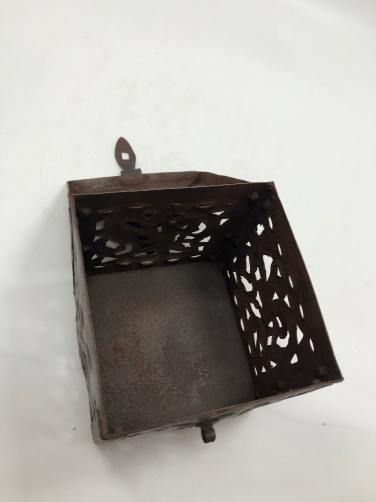 RUSTIC CANDLE LANTERN.