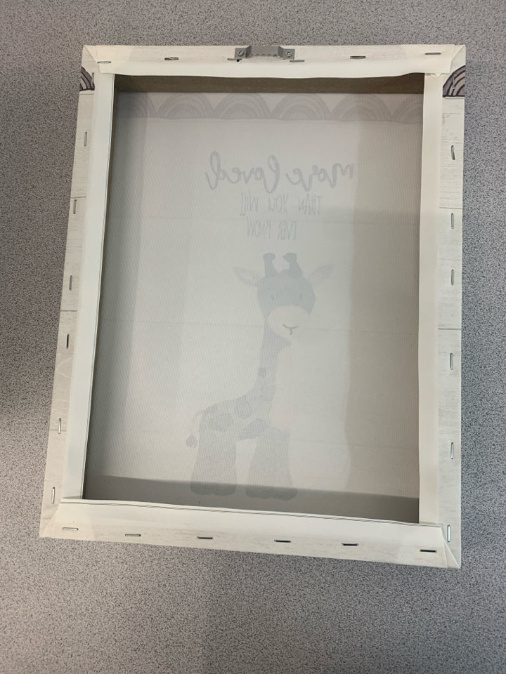 YOU ARE LOVED GIRAFFE CANVAS.