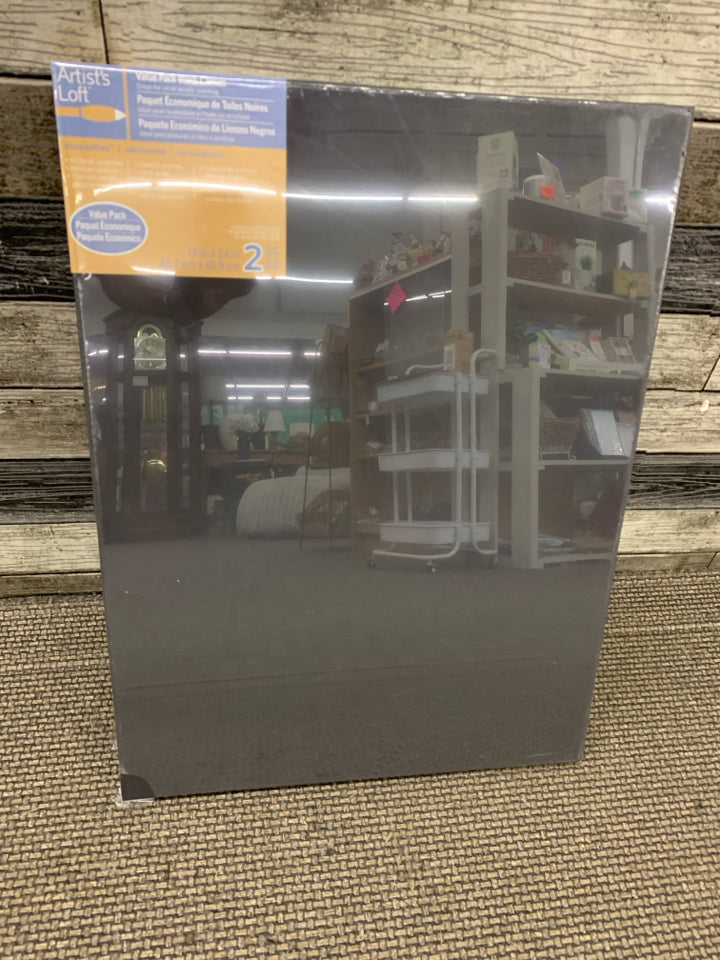 NIP 2PC BLACK CANVAS.
