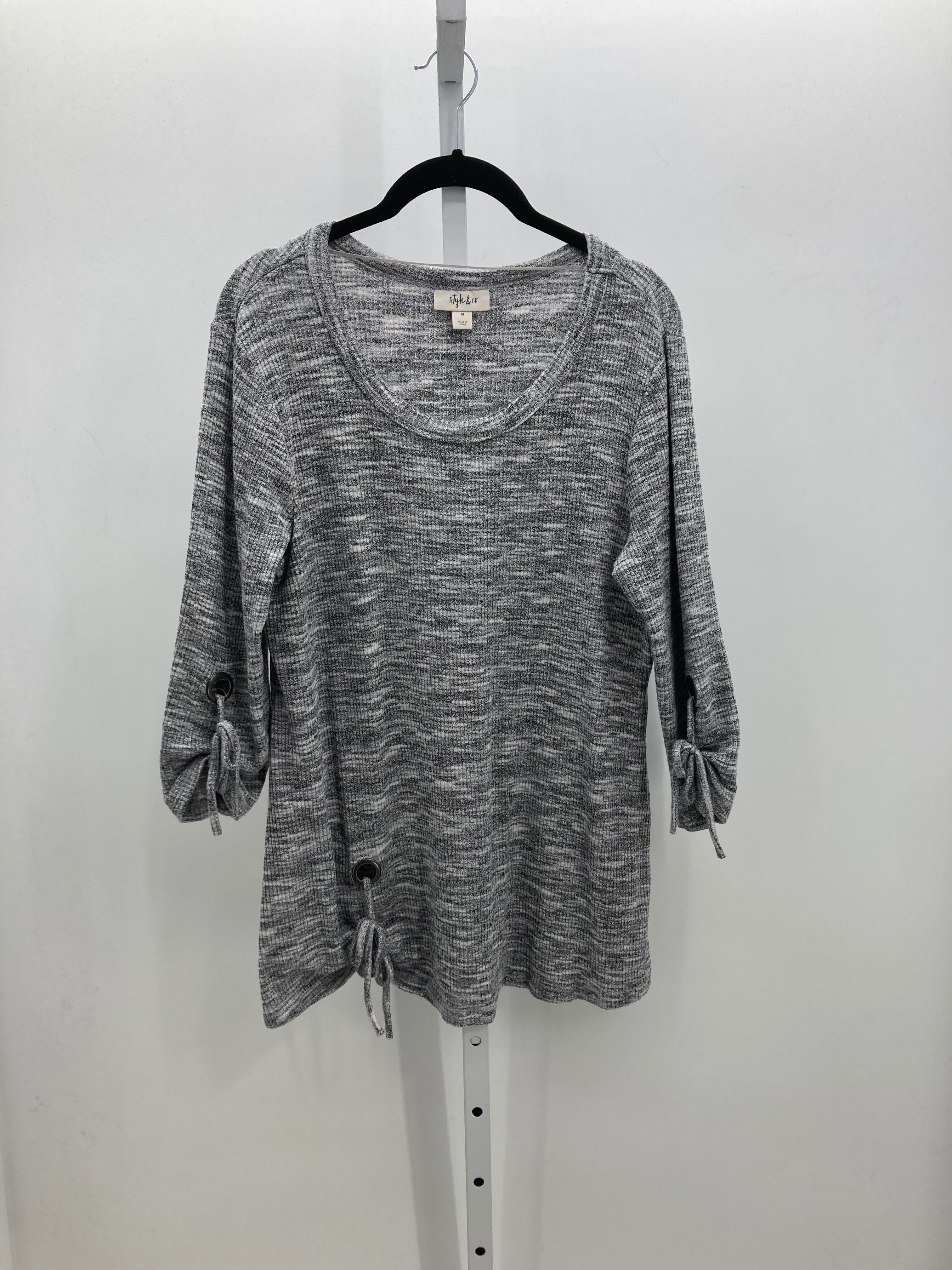 Style & Co. Size Medium Misses 3/4 Sleeve Shirt