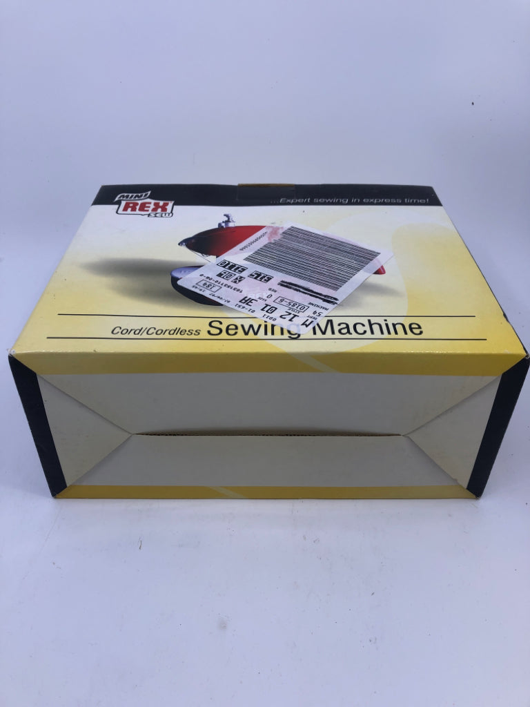NIB CORDLESS SEWING MACHINE.