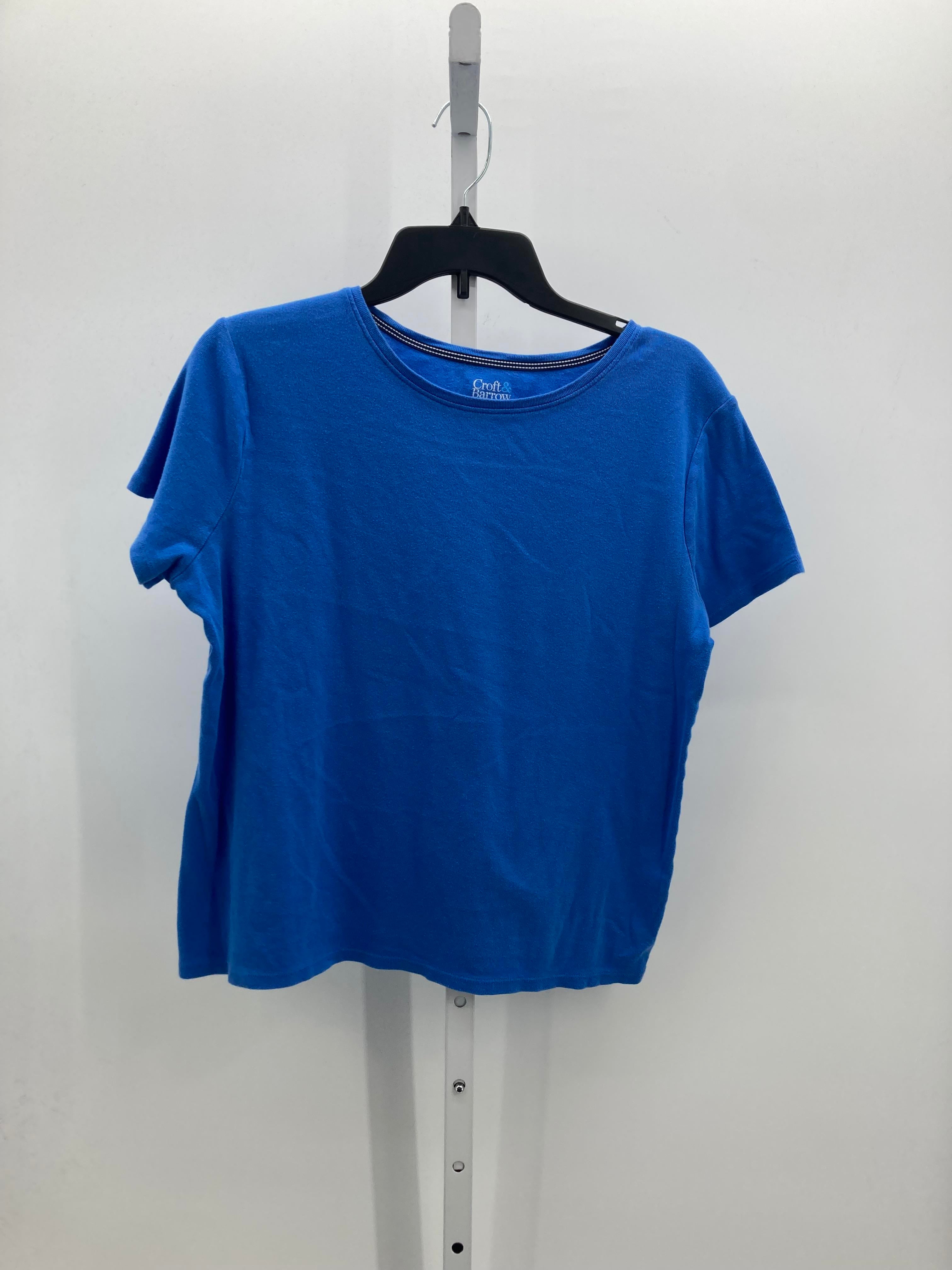 Croft & Barrow Size Large Petite Petite Short Sleeve Shirt