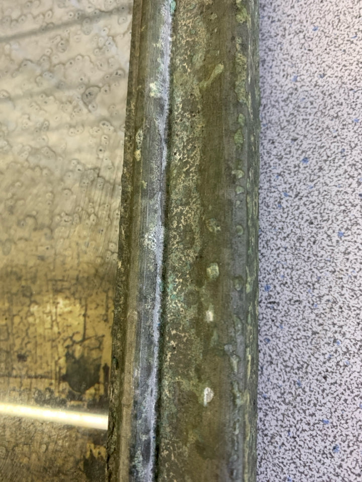 DISTRESSED FRAME MERCURY GLASS EUROPEAN CITIES.