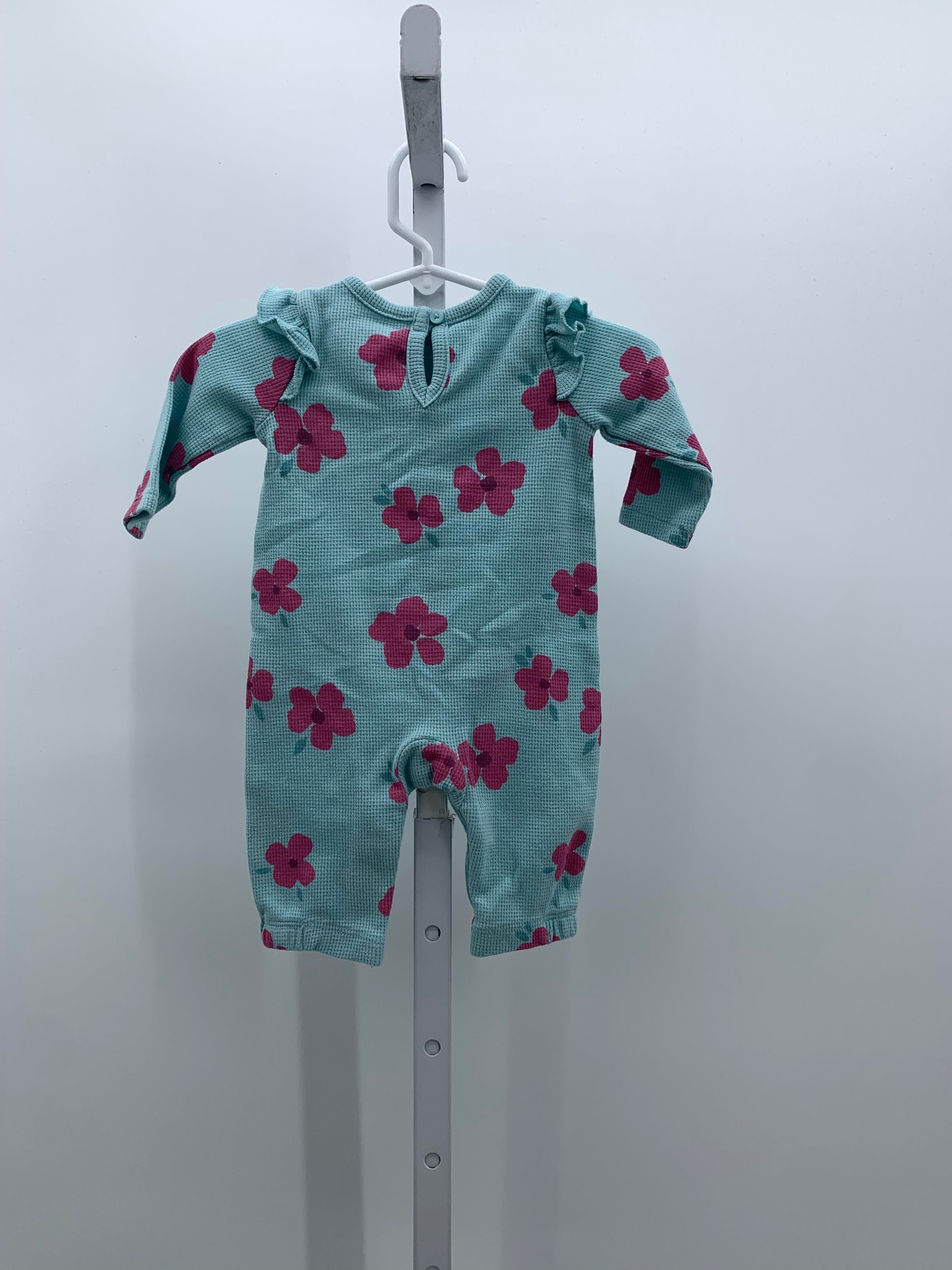 Carters Size 3 Months Girls Long Slv. Romper