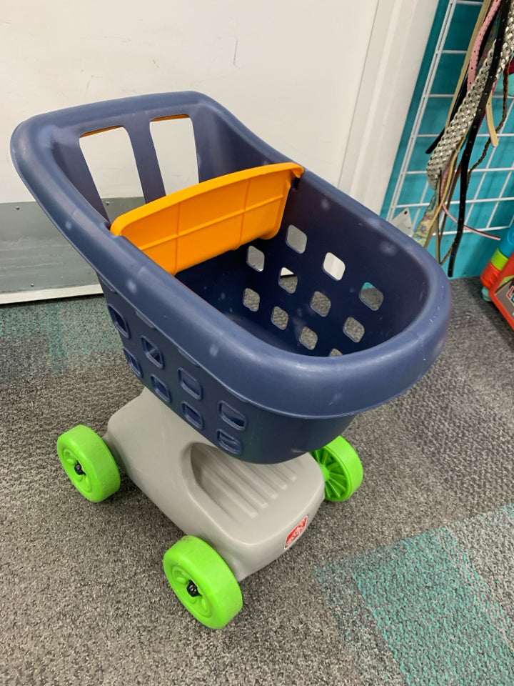 Step2 Little Helper's Blue Toddler Plastic Shopping Cart