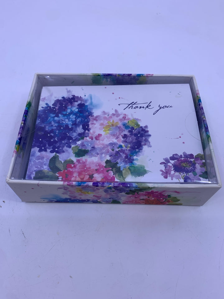 NIB HYDRANGEA THANK YOU CARDS.