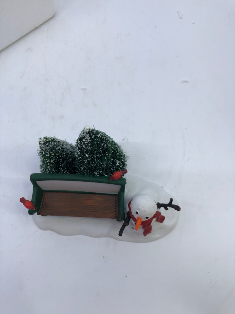 OUR OWN VILLAGE PARK BENCH ACCESSORIES.