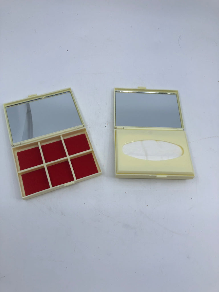 NIB VTG JEWELRY AND TISSUE BOX SET.