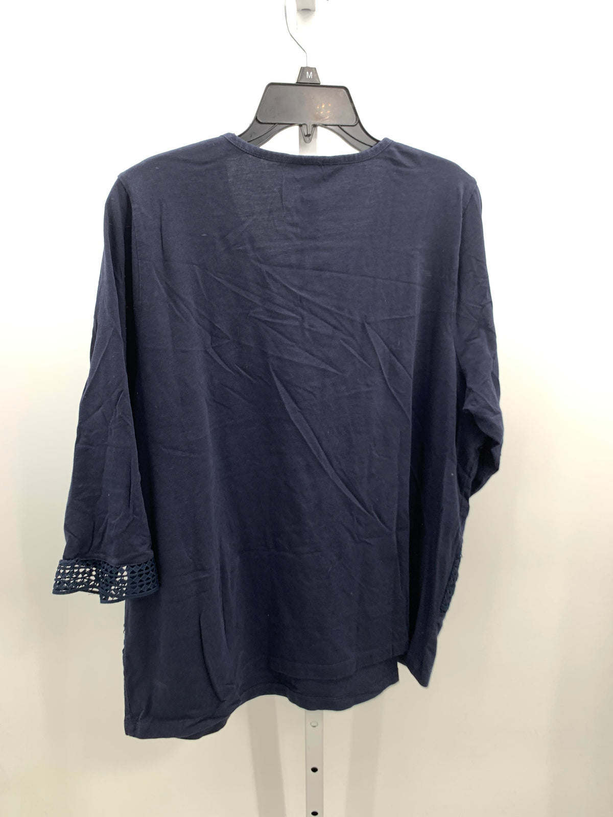 CJ Banks Size 2X Womens 3/4 Sleeve Shirt