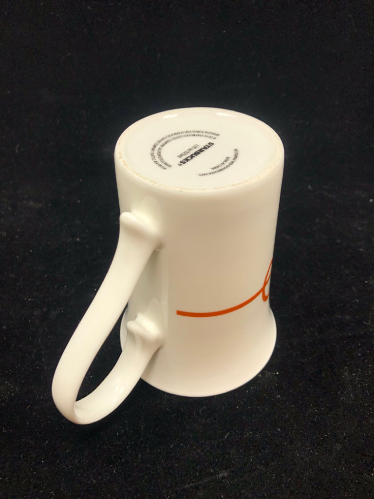 STARBUCKS 2014 SCROLL DIAMOND MUG.