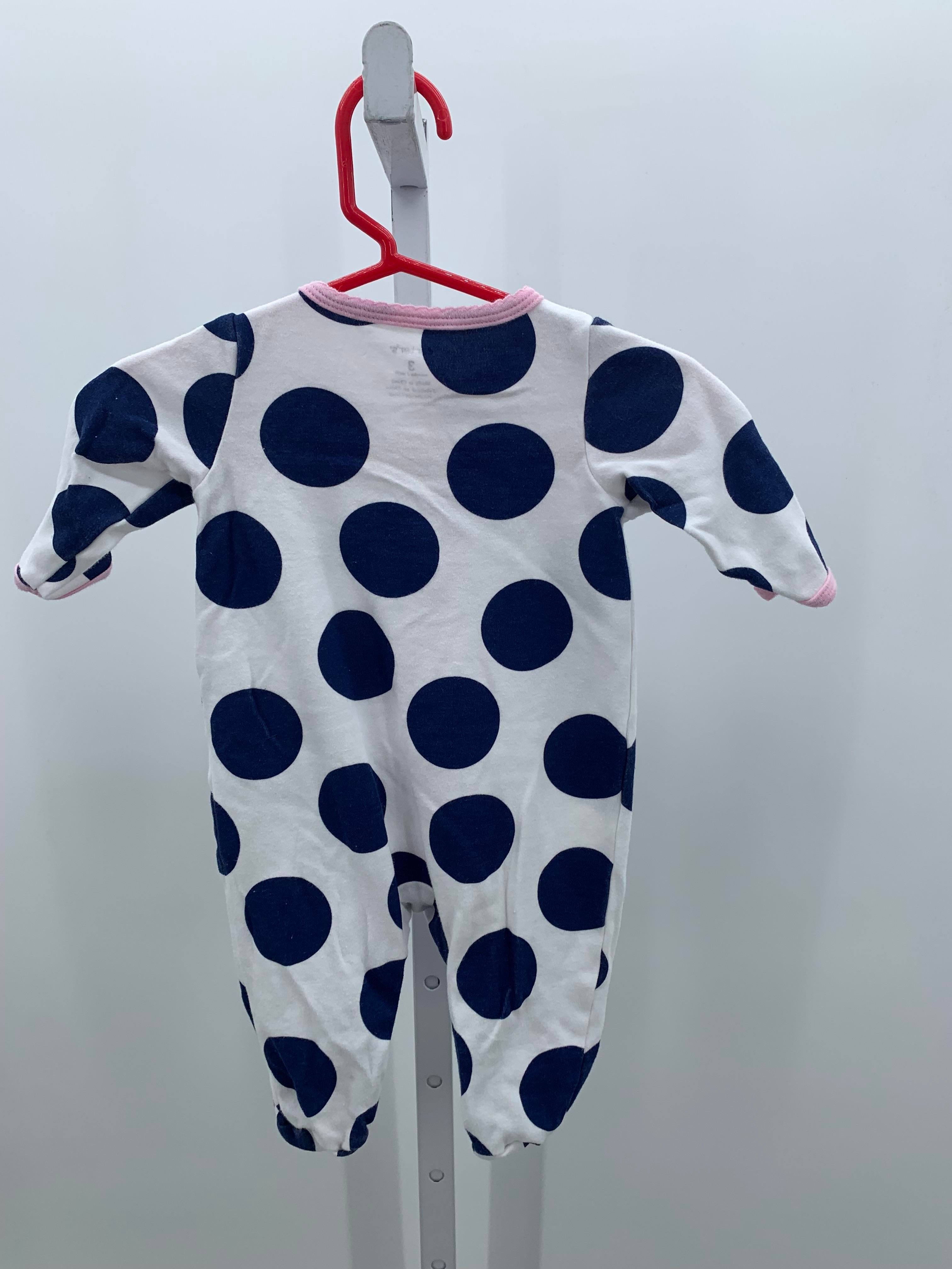 Carters Size 3 Months Girls Long Slv. Romper