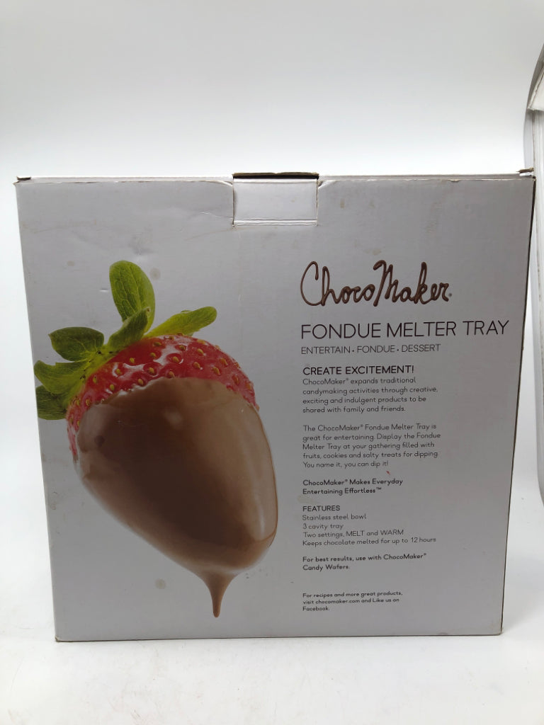 NIB FONDUE MELTER TRAY.