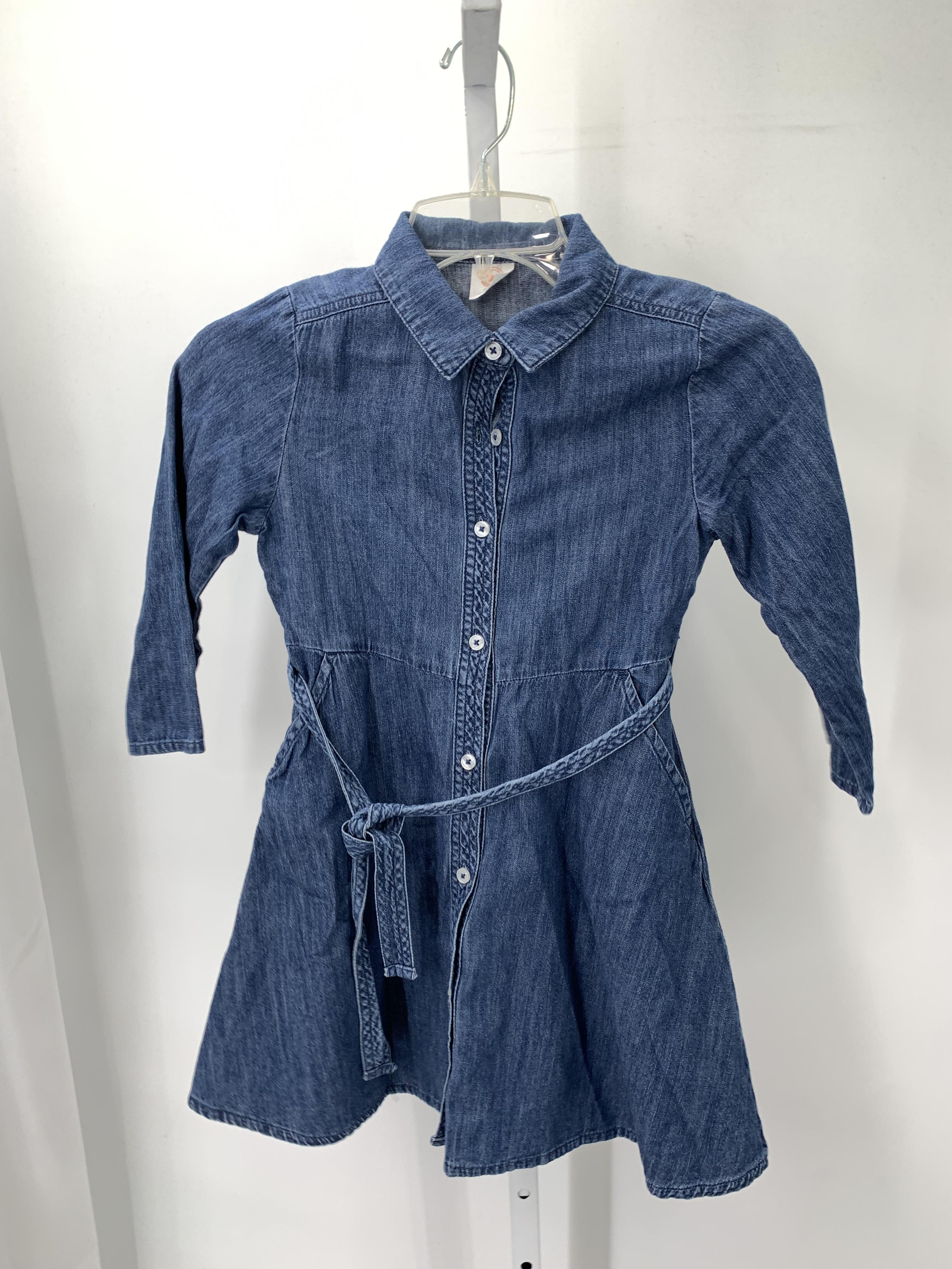 Wonder Nation Size 7-8 Girls Long Sleeve Dress