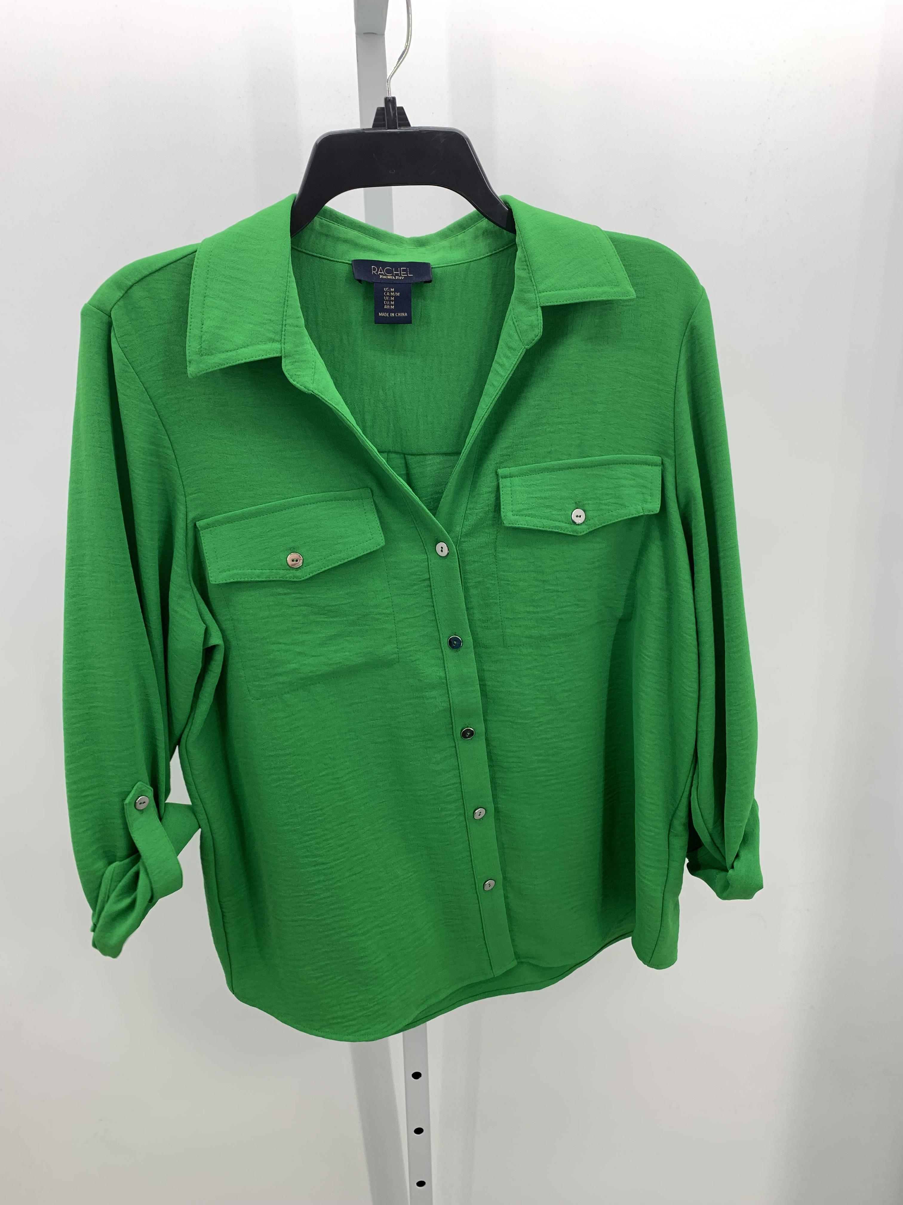 Rachel Roy Size Medium Misses Long Sleeve Shirt