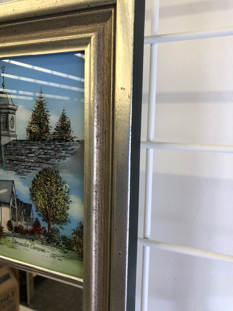 BECKER THEMED WALL MIRROR.