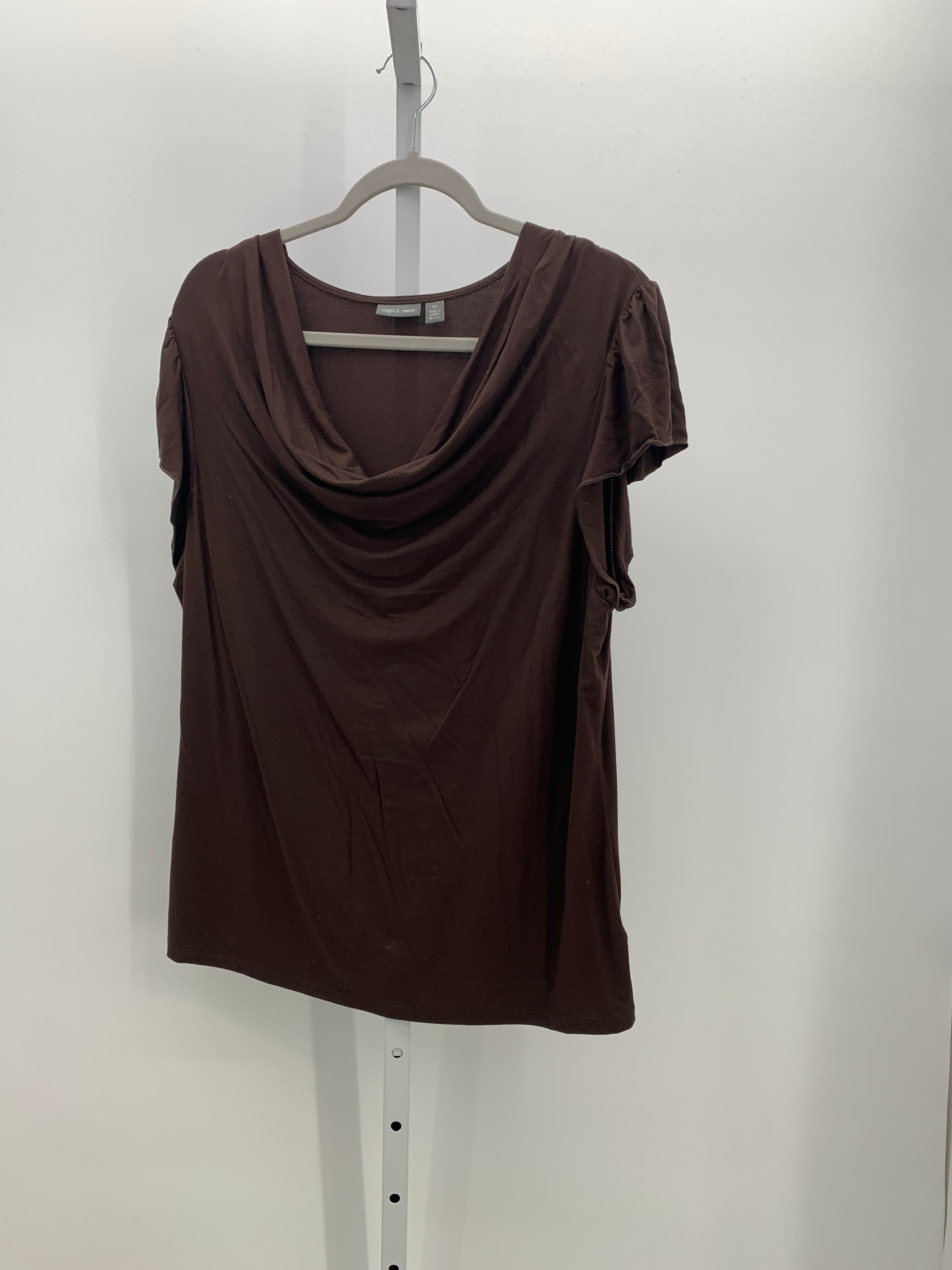 Apt. 9 Size Extra Large Misses Short Sleeve Shirt