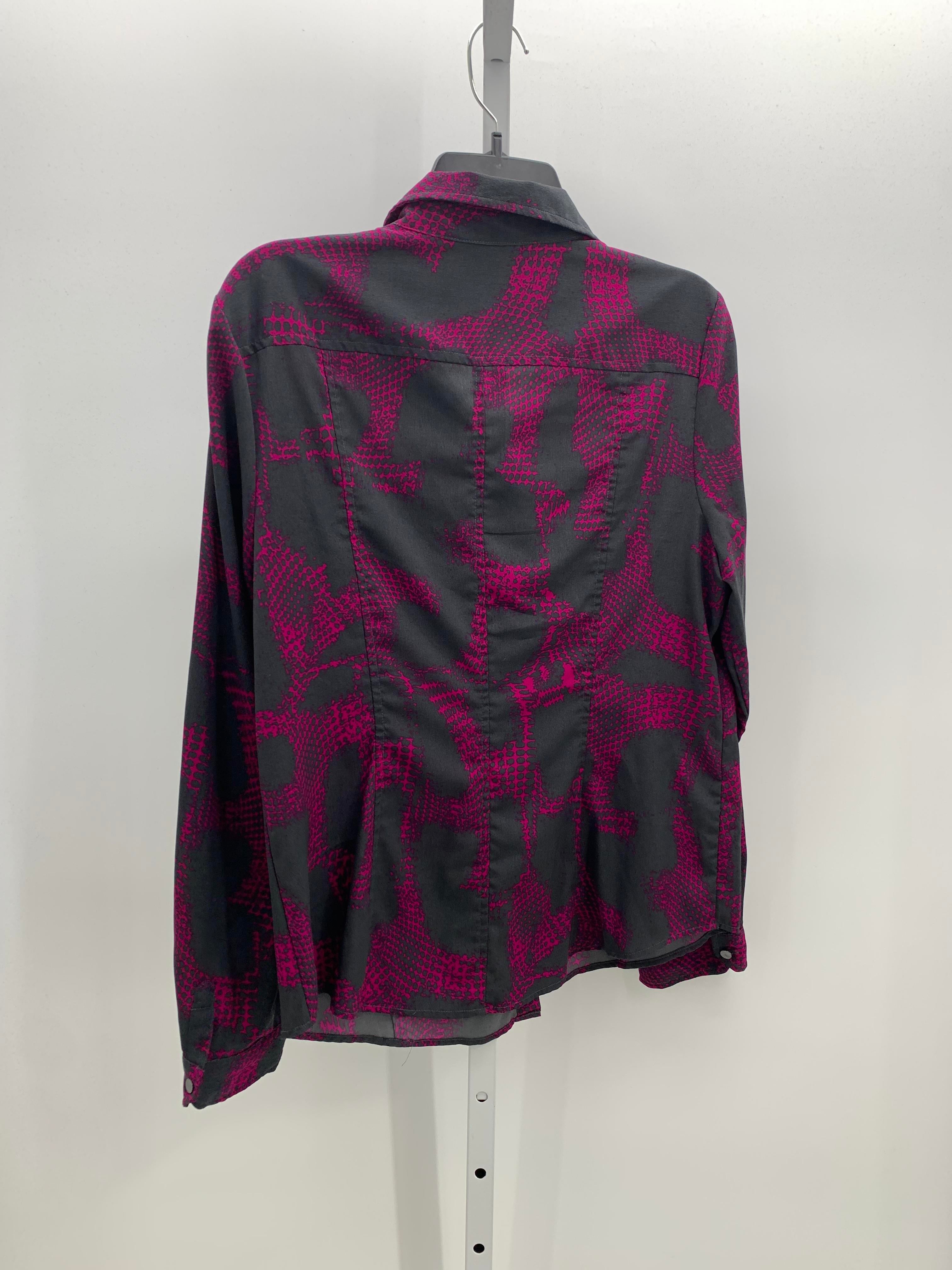 Calvin Klein Size Large Misses Long Sleeve Shirt