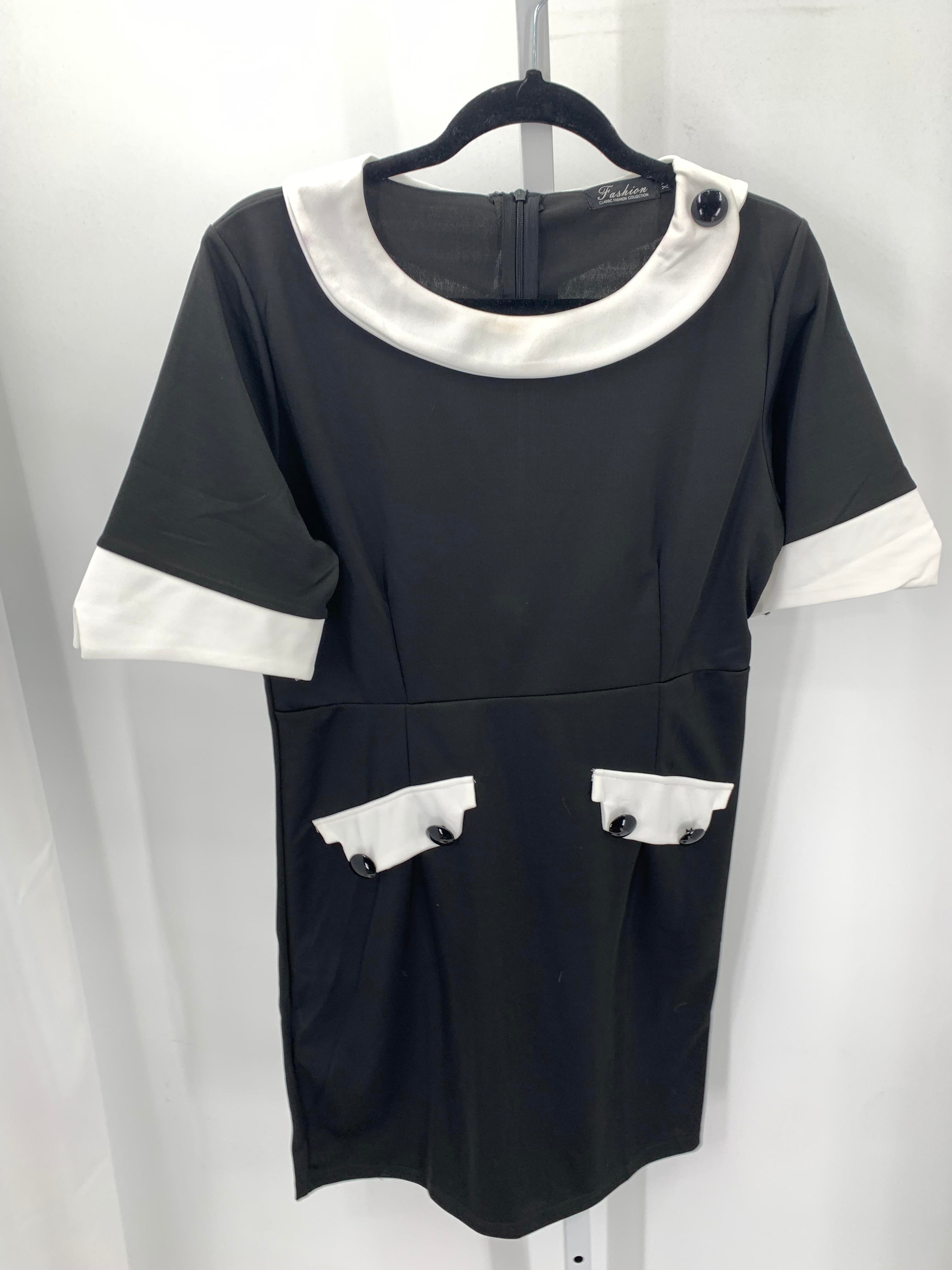 Size XXL Misses Short Sleeve Dress