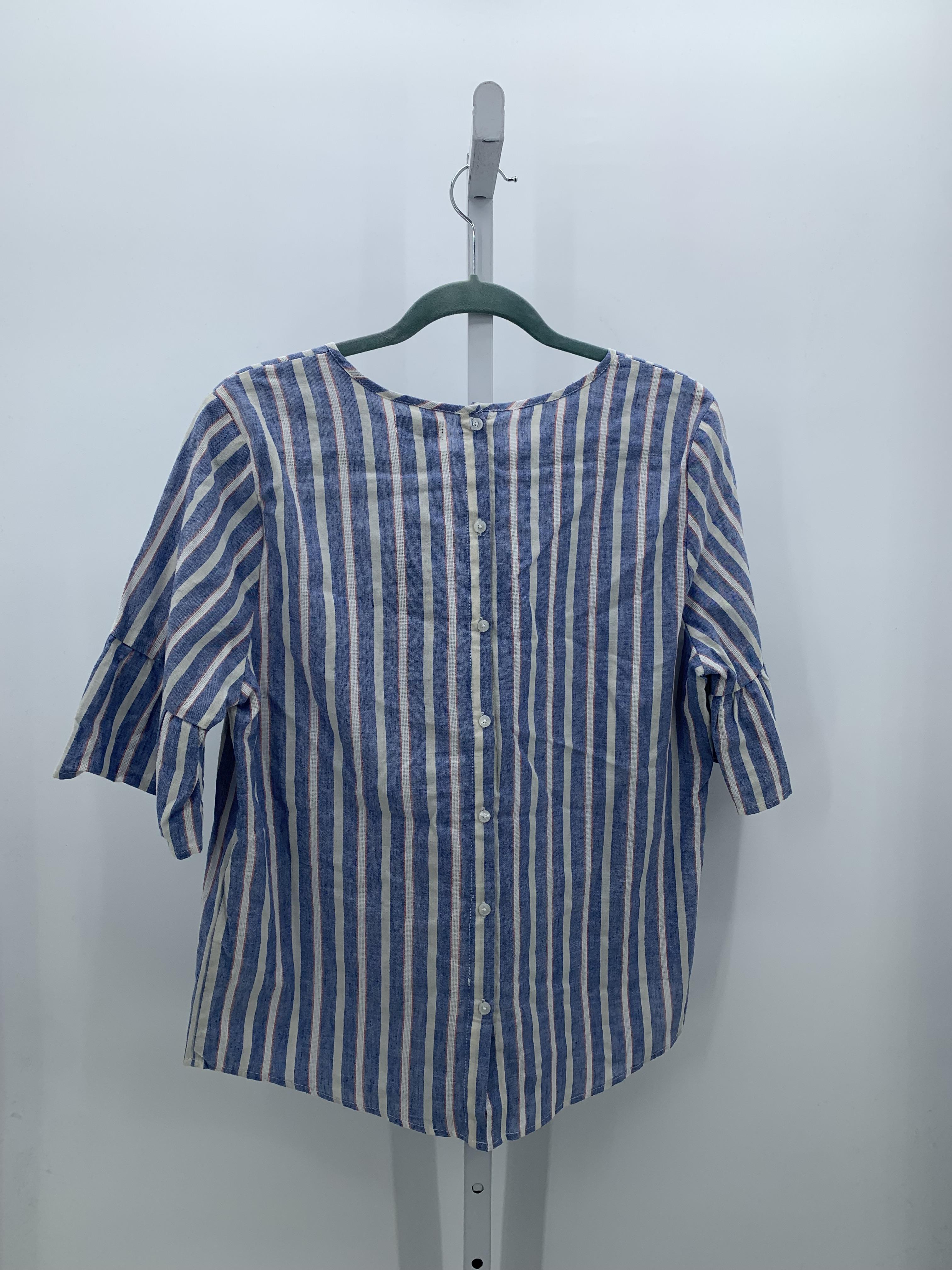 Izod Size Large Misses Short Sleeve Shirt