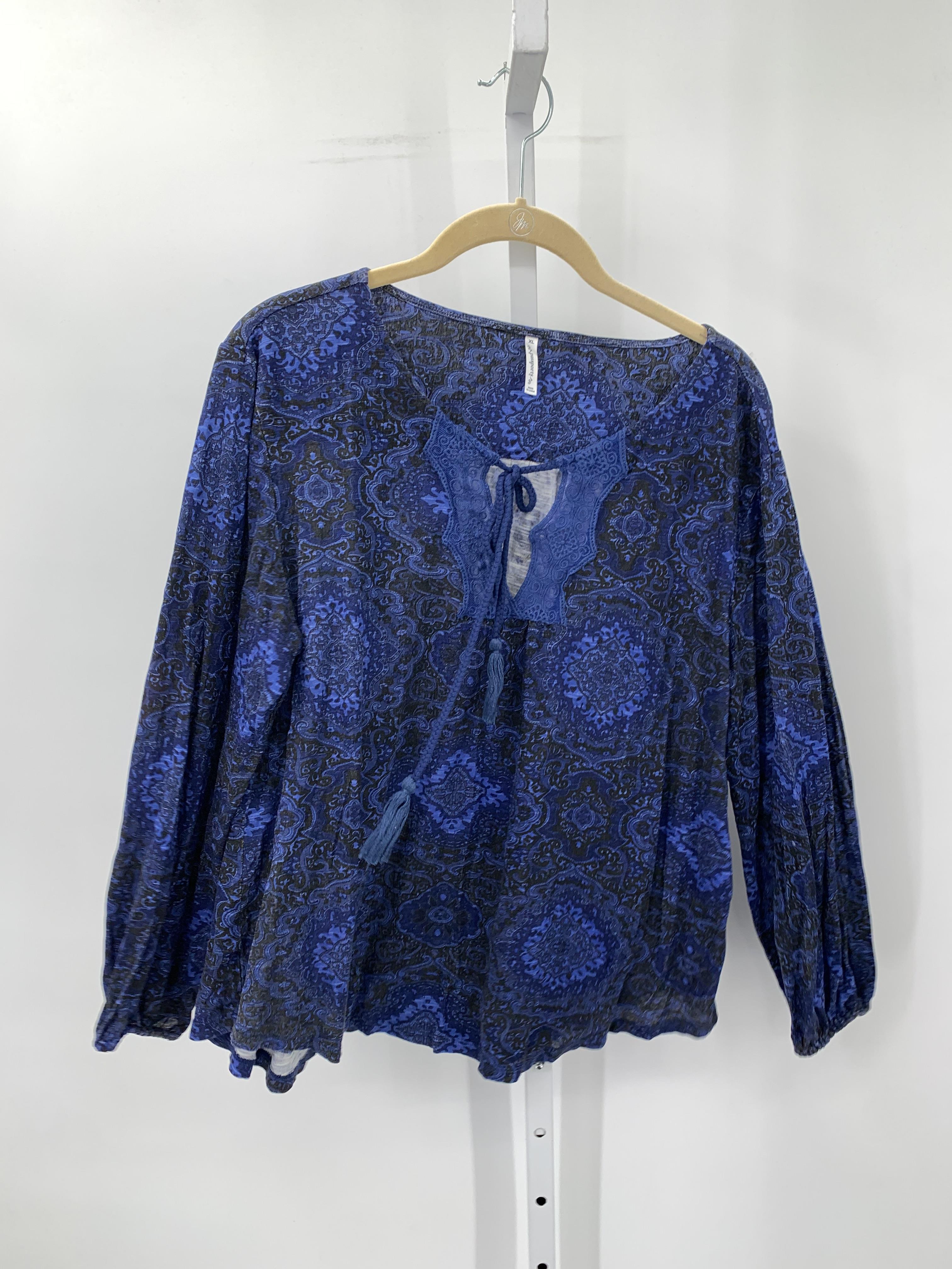 Passport Size Extra Large Misses Long Sleeve Shirt