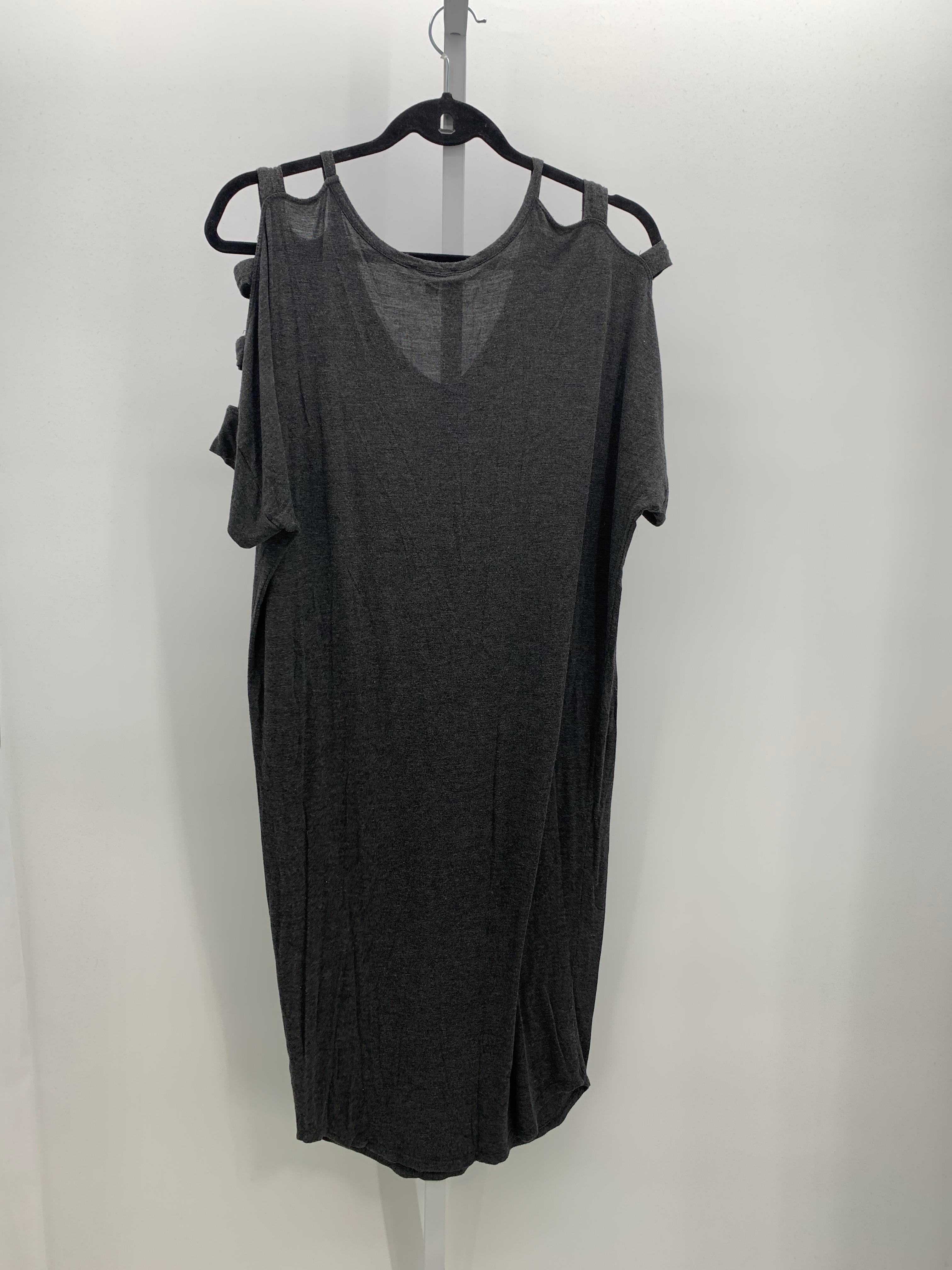 Zenana Size Large Misses Short Sleeve Dress