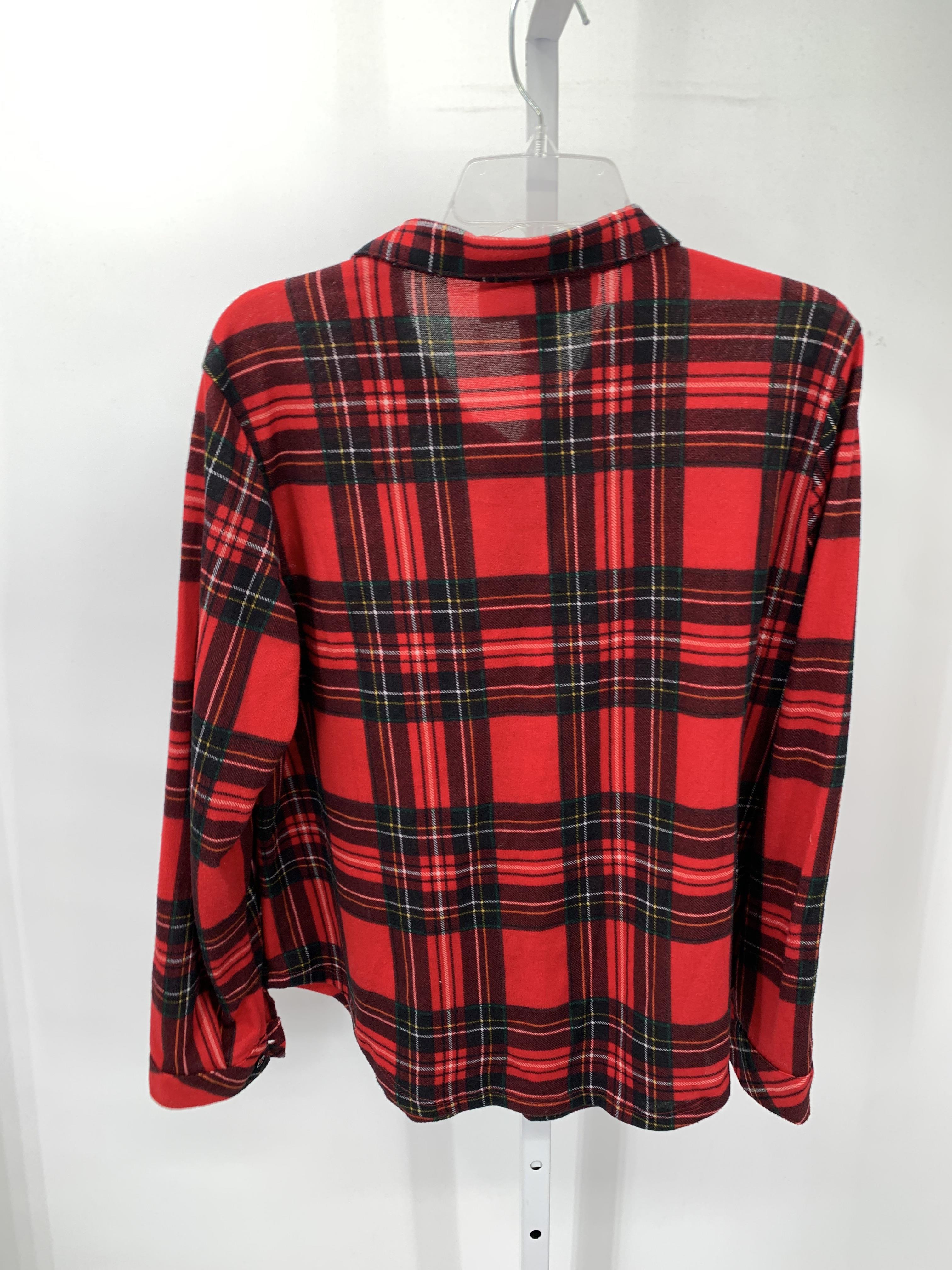 Polly & Ester Size Extra Large Misses Long Sleeve Shirt