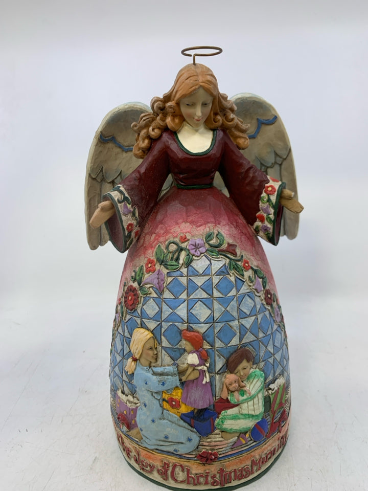 JIM SHORE THE JOY OF CHRISTMAS MORNING 2006 ANGEL.