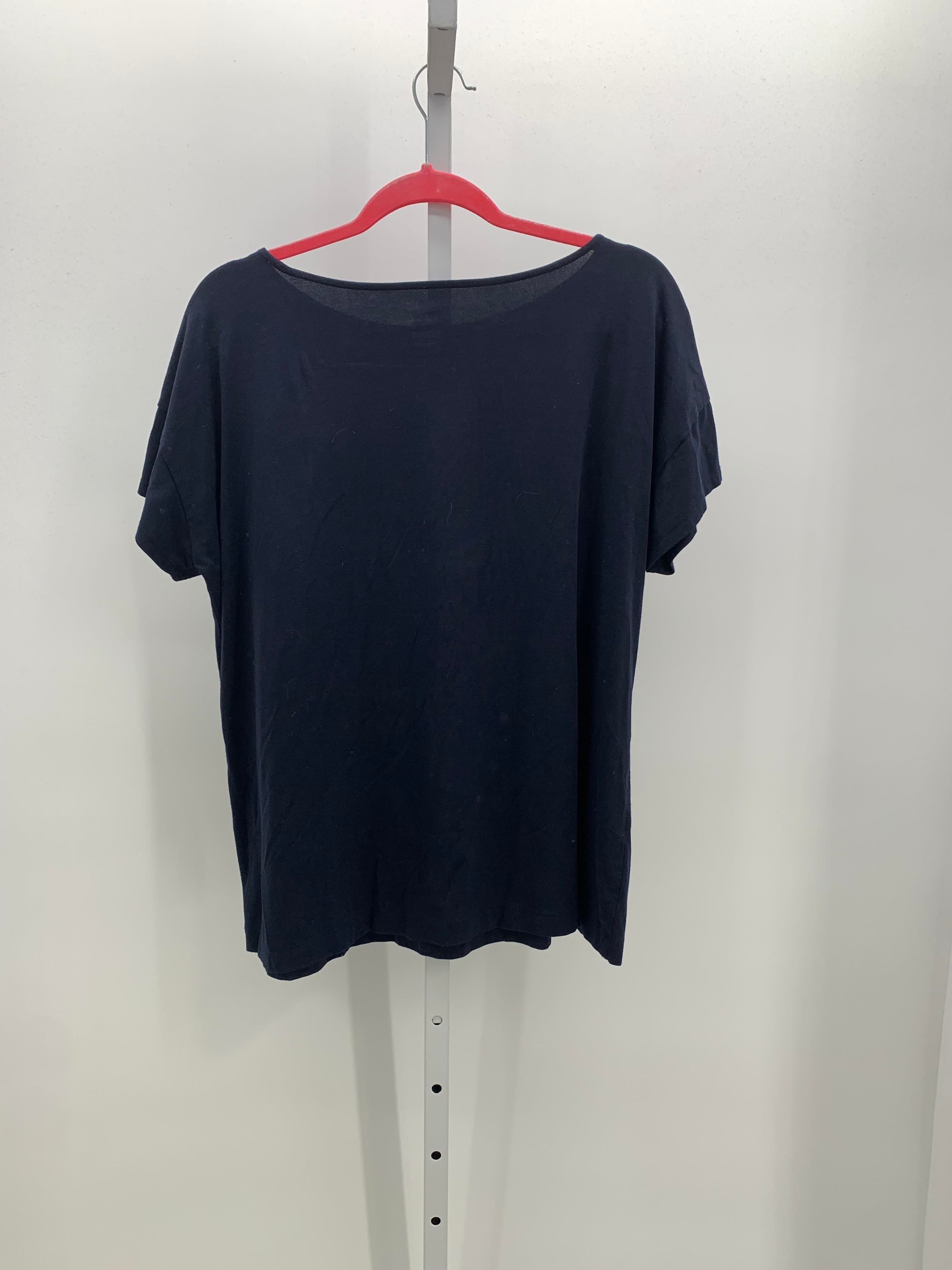 J-Jill Size Large Misses Short Sleeve Shirt