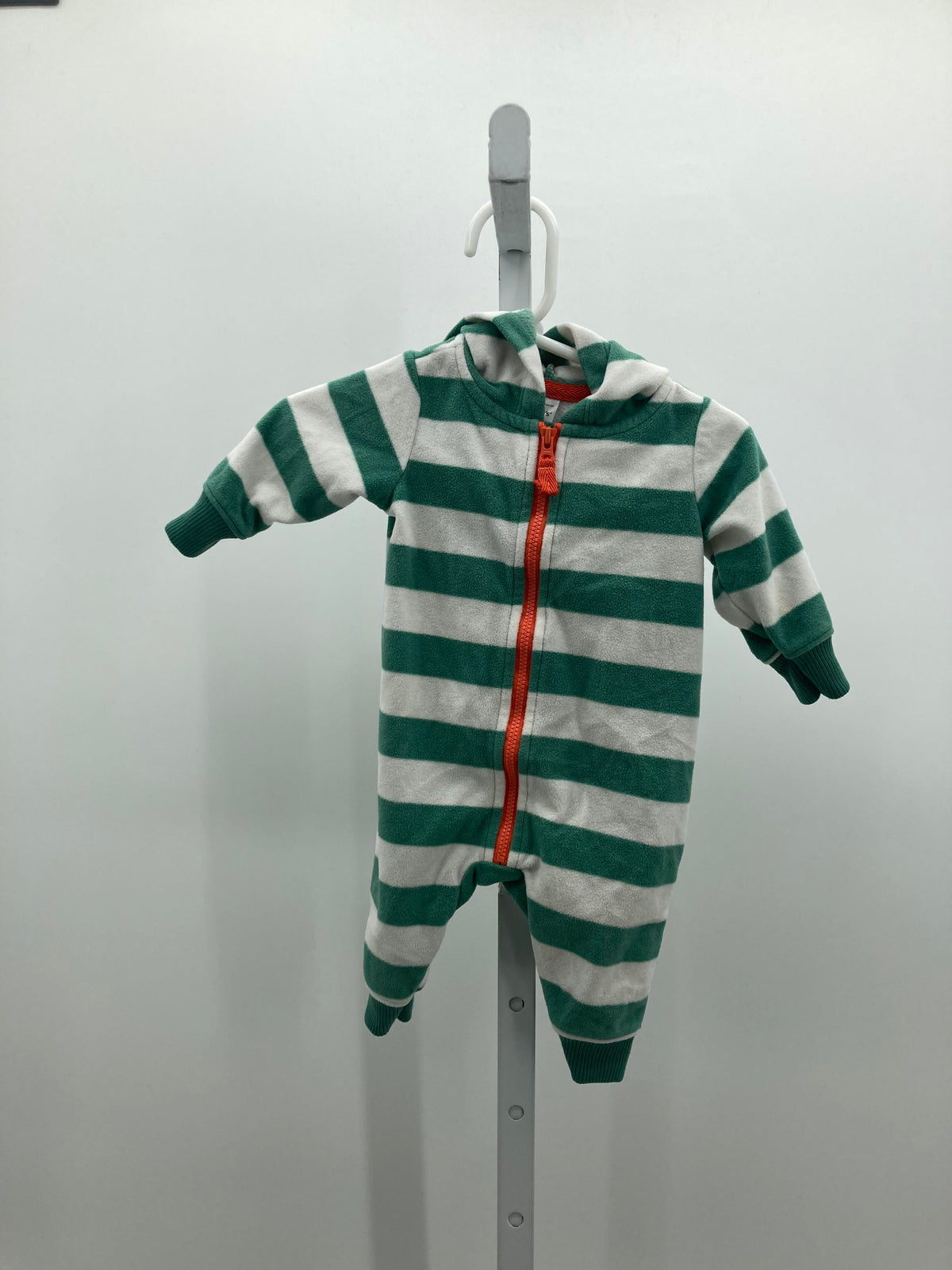 STRIPES HOODED FLEECE
